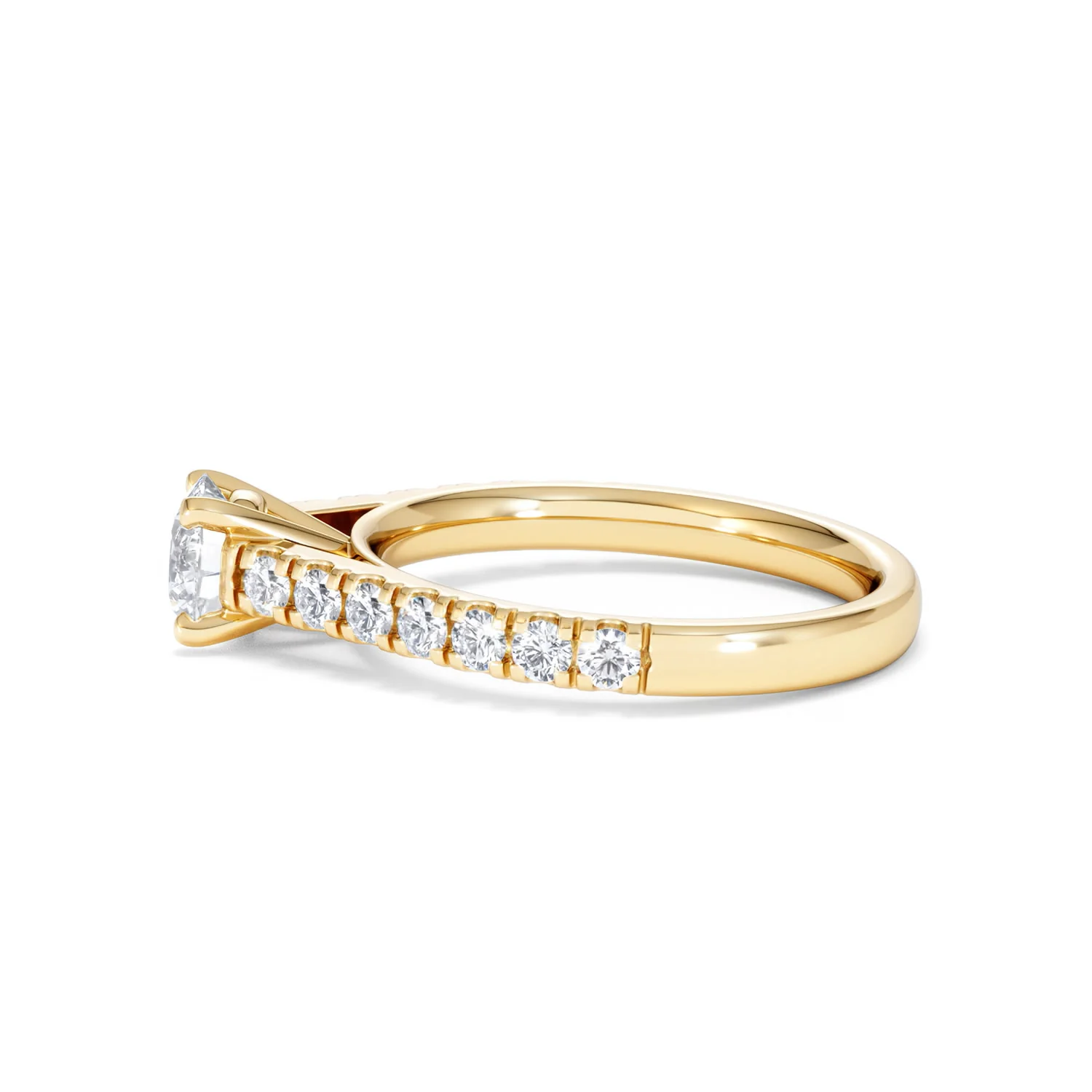 Natalia GIA Diamond Engagement Side Stone Ring 18K Gold 1.15CT G/VS2 - Image 68