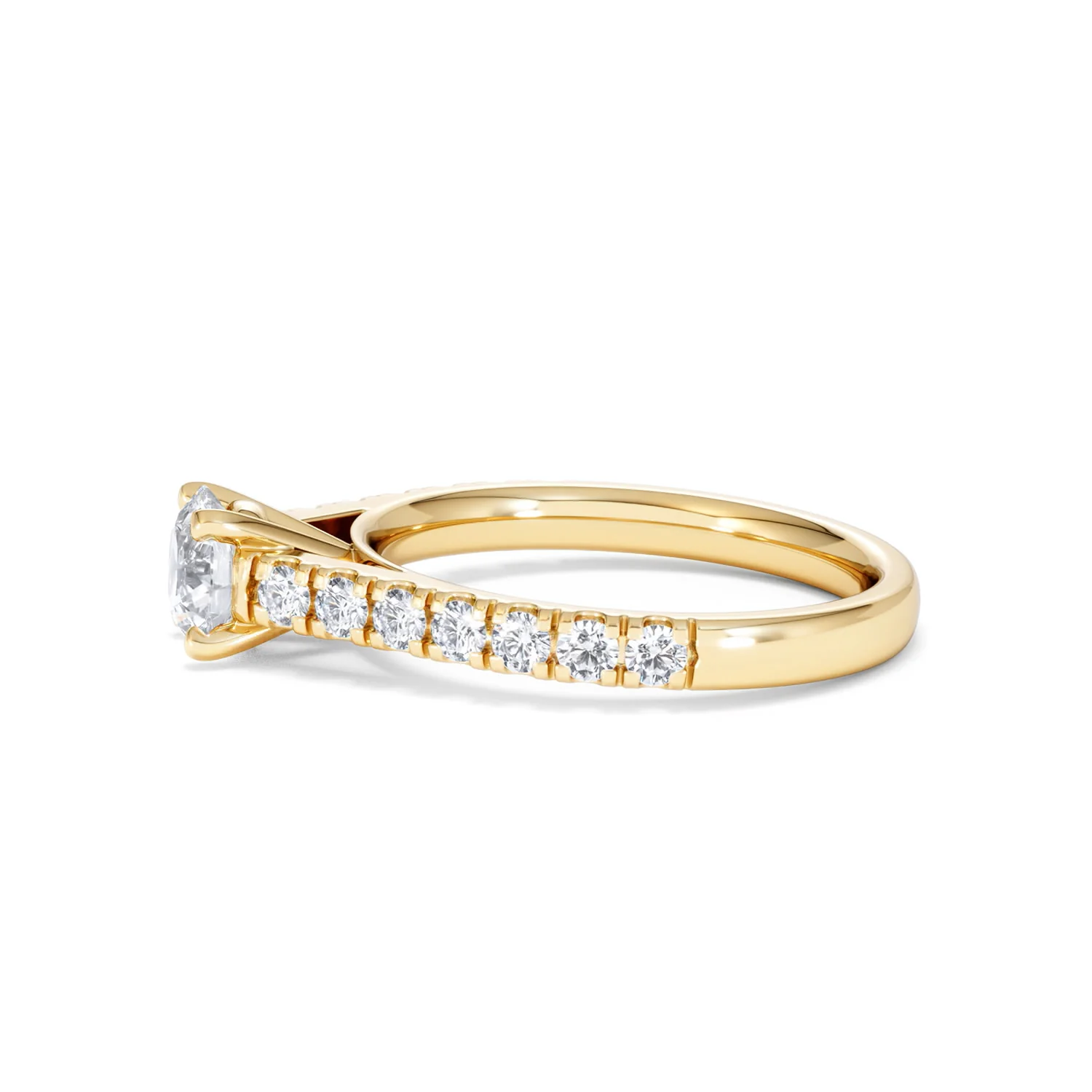 Natalia GIA Diamond Engagement Side Stone Ring 18K Gold 1.15CT G/VS2 - Image 70