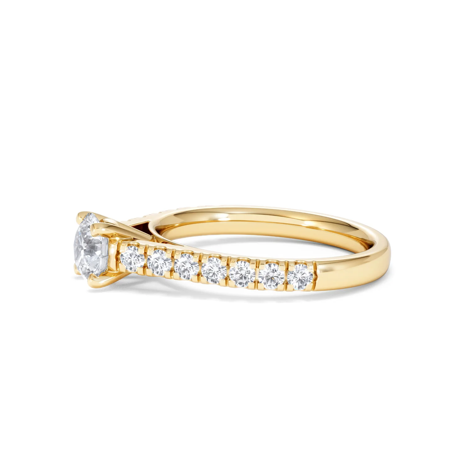 Natalia GIA Diamond Engagement Side Stone Ring 18K Gold 1.15CT G/VS2 - Image 72
