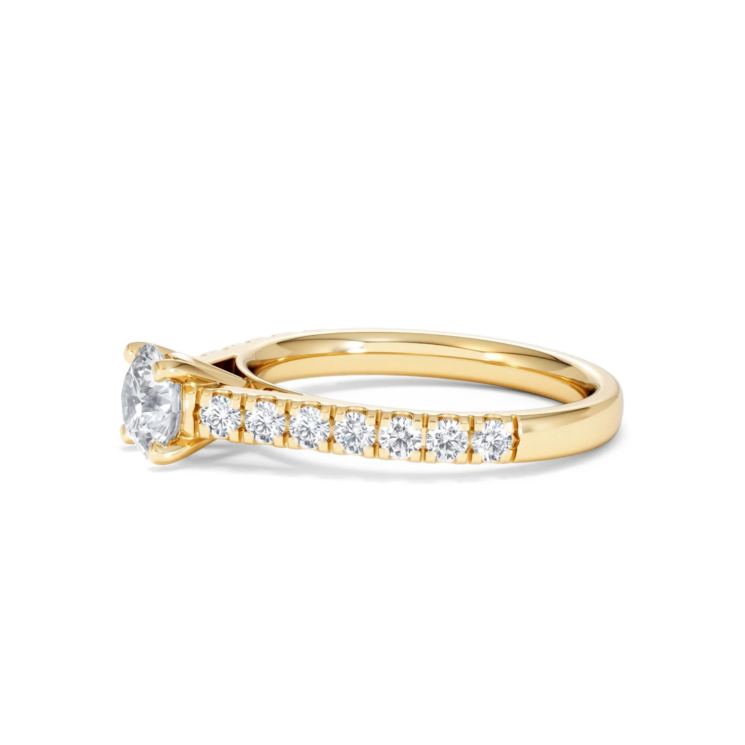 Natalia GIA Diamond Engagement Side Stone Ring 18K Gold 1.15CT G/VS2 - Image 73