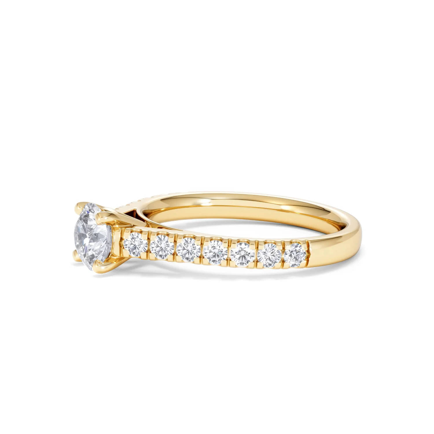Natalia GIA Diamond Engagement Side Stone Ring 18K Gold 1.15CT G/VS2 - Image 74