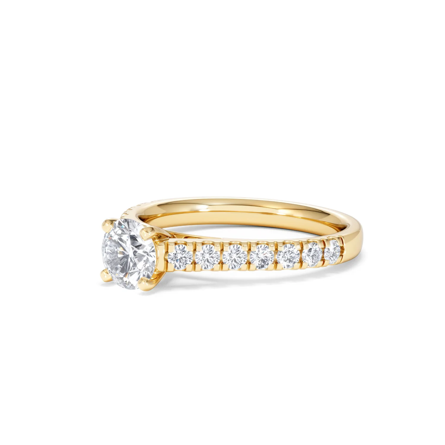 Natalia GIA Diamond Engagement Side Stone Ring 18K Gold 1.15CT G/VS2 - Image 79