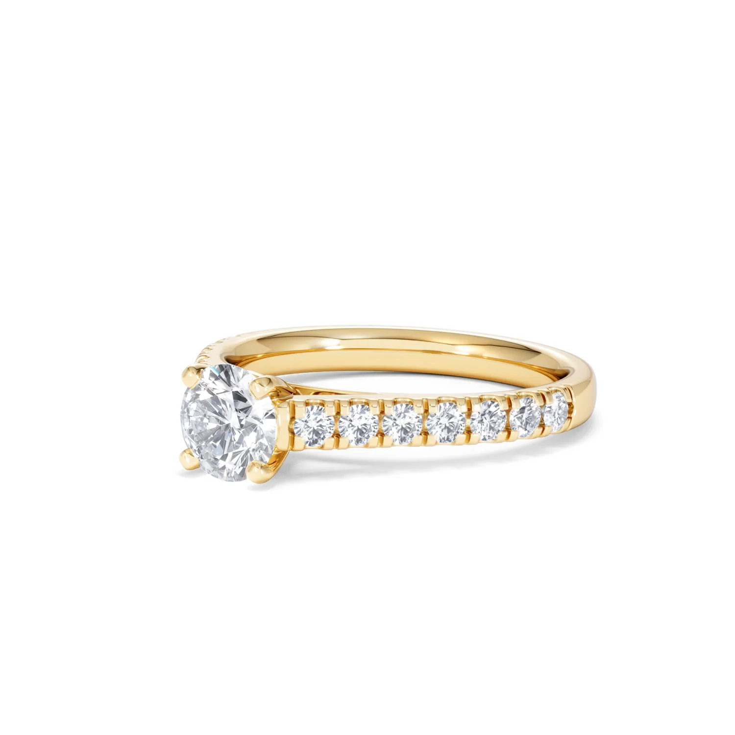 Natalia GIA Diamond Engagement Side Stone Ring 18K Gold 1.15CT G/VS2 - Image 80
