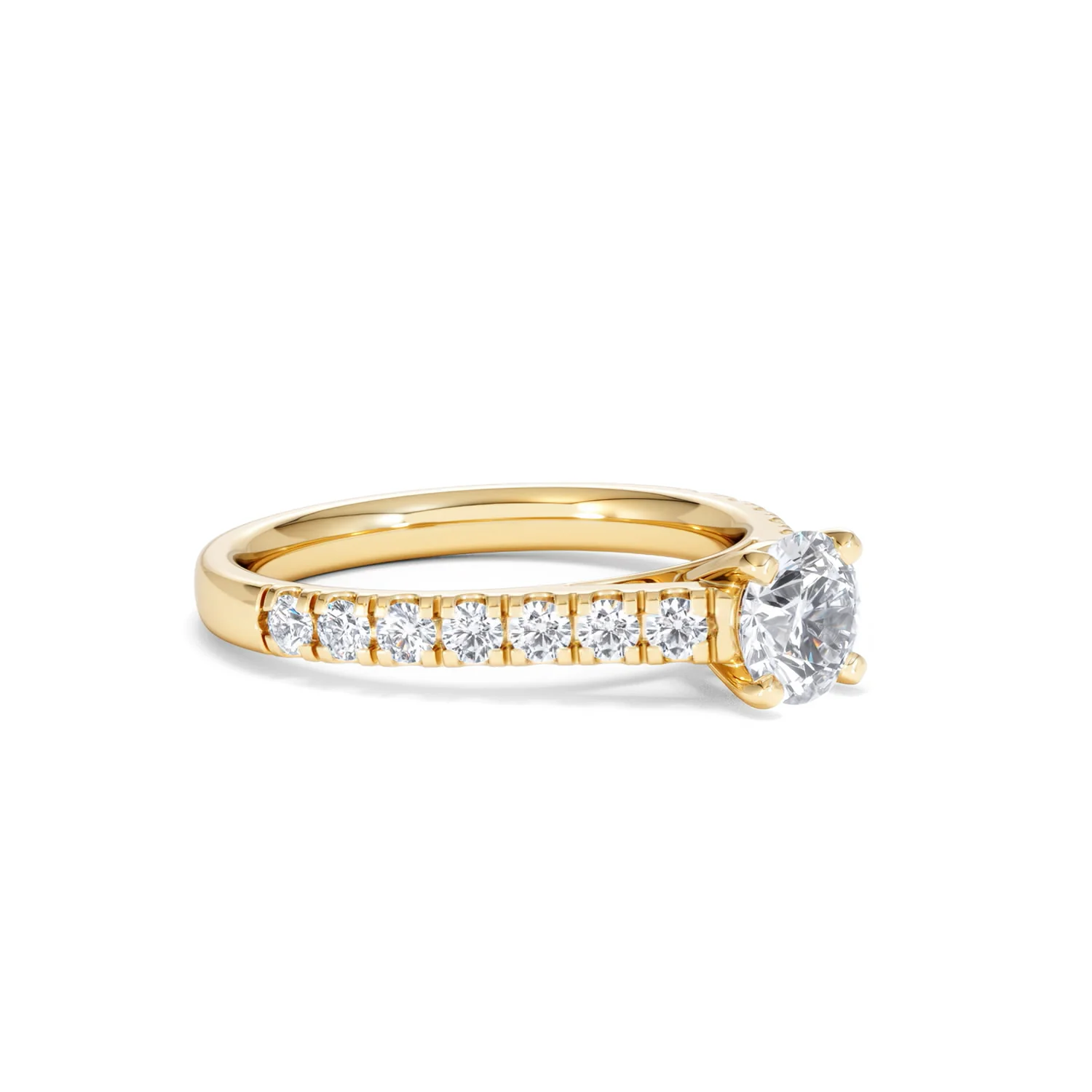 Natalia GIA Diamond Engagement Side Stone Ring 18K Gold 1.15CT G/SI2 - Image 18