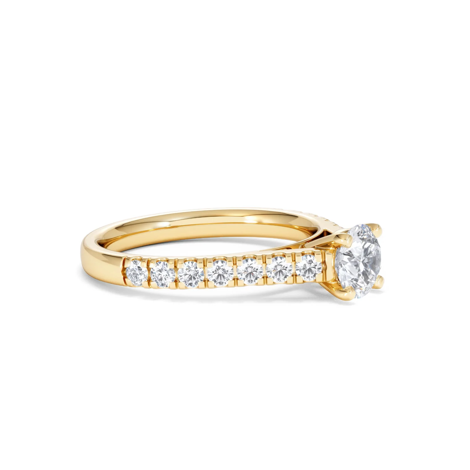 Natalia GIA Diamond Engagement Side Stone Ring 18K Gold 1.15CT G/SI2 - Image 20