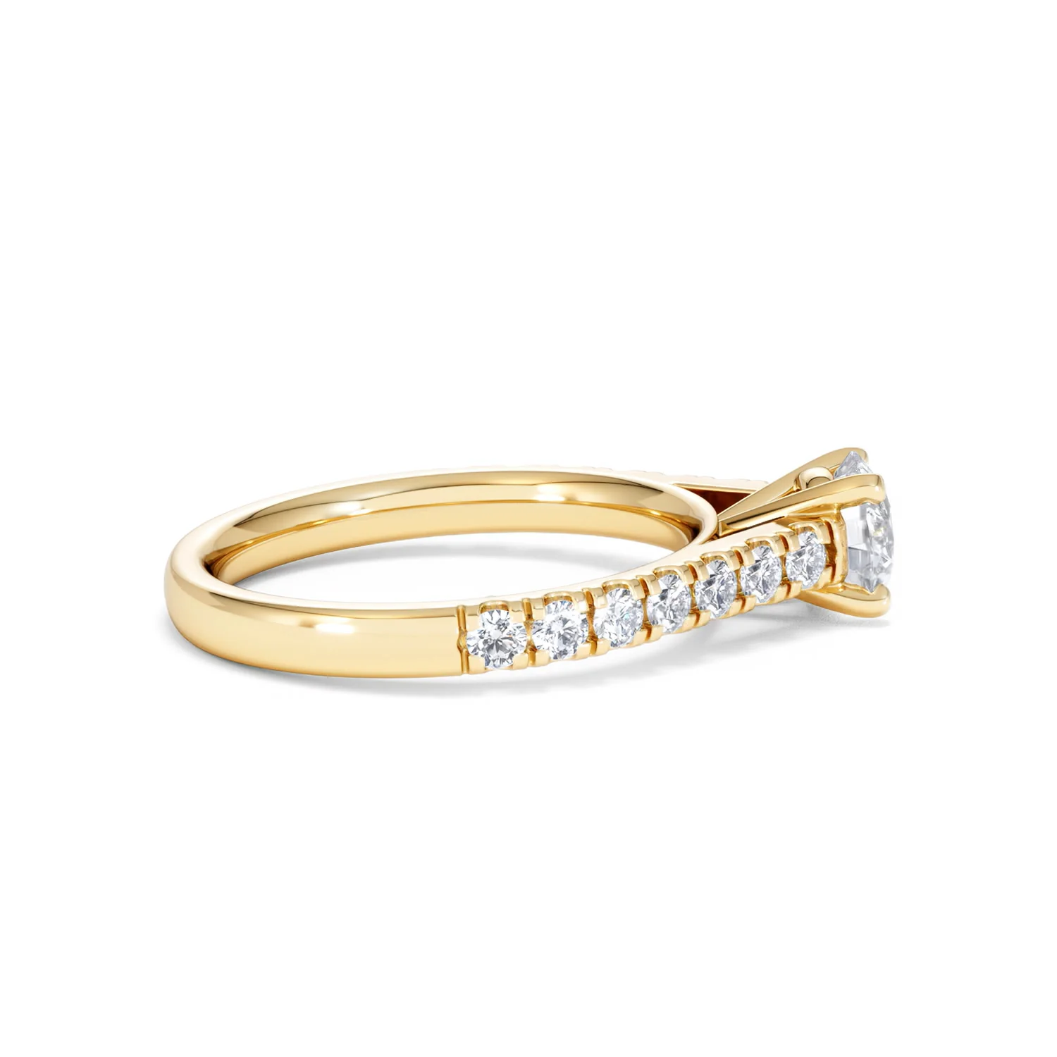 Natalia GIA Diamond Engagement Side Stone Ring 18K Gold 1.15CT G/SI2 - Image 29