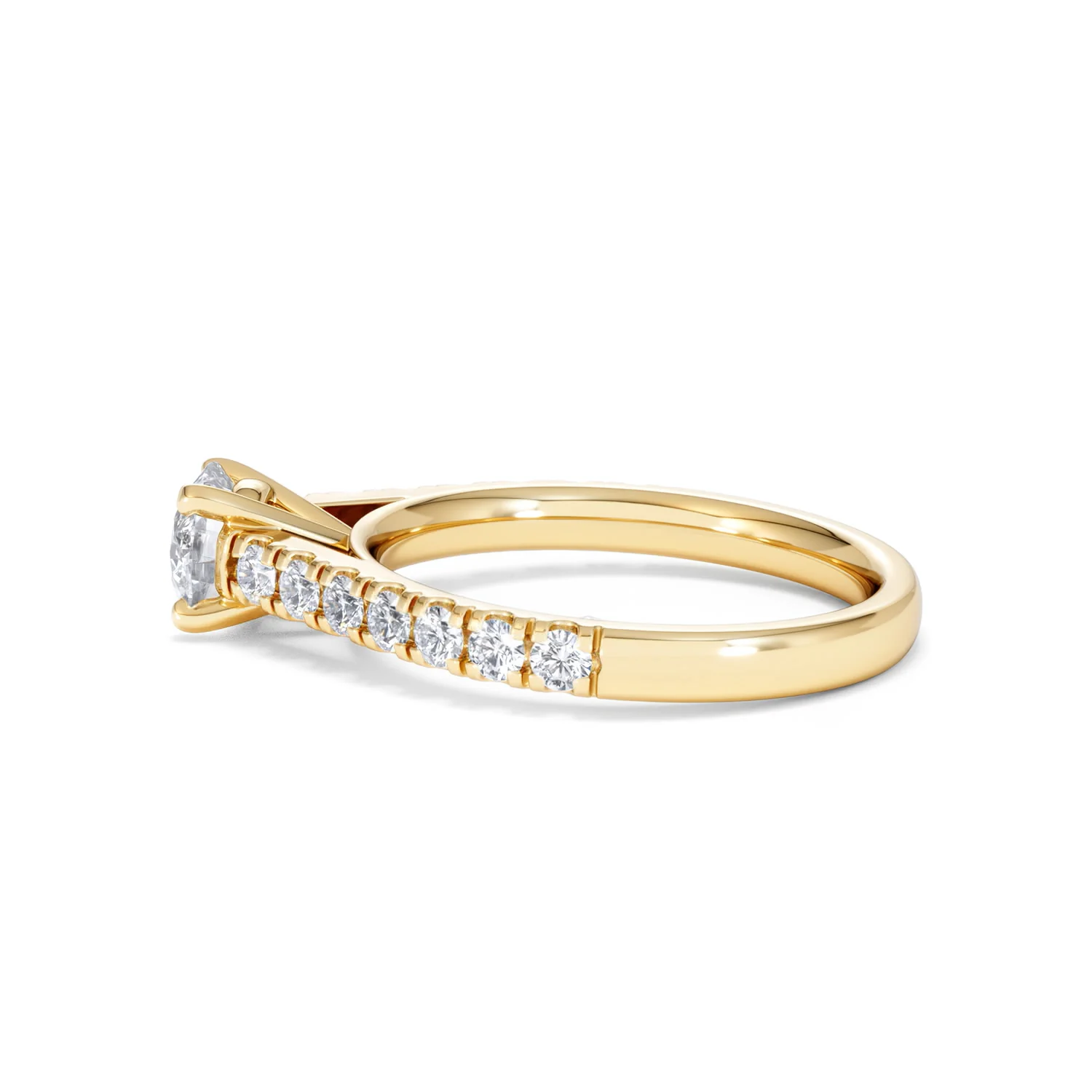 Natalia GIA Diamond Engagement Side Stone Ring 18K Gold 1.15CT G/SI2 - Image 66