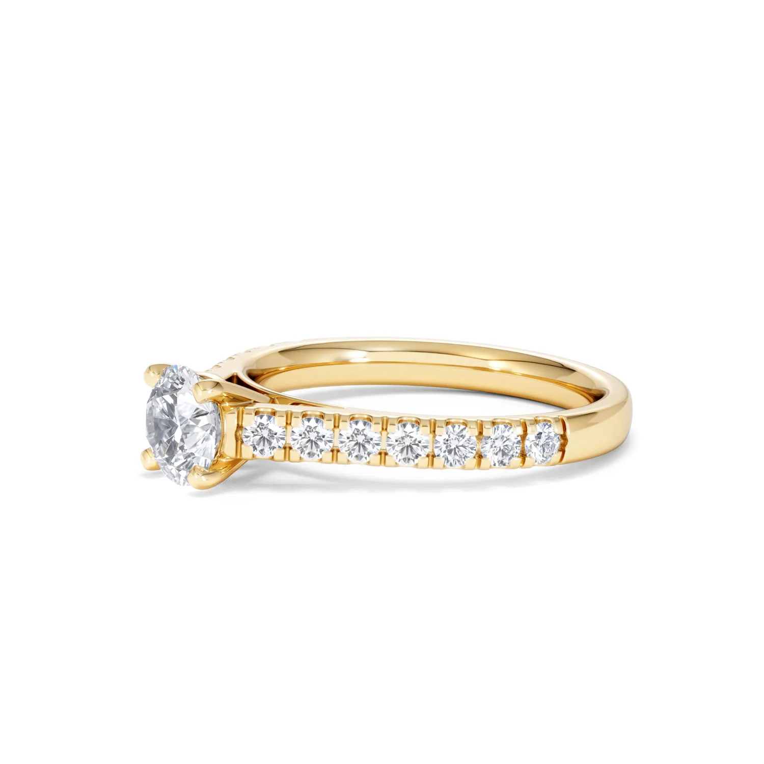 Natalia GIA Diamond Engagement Side Stone Ring 18K Gold 1.15CT G/SI2 - Image 76