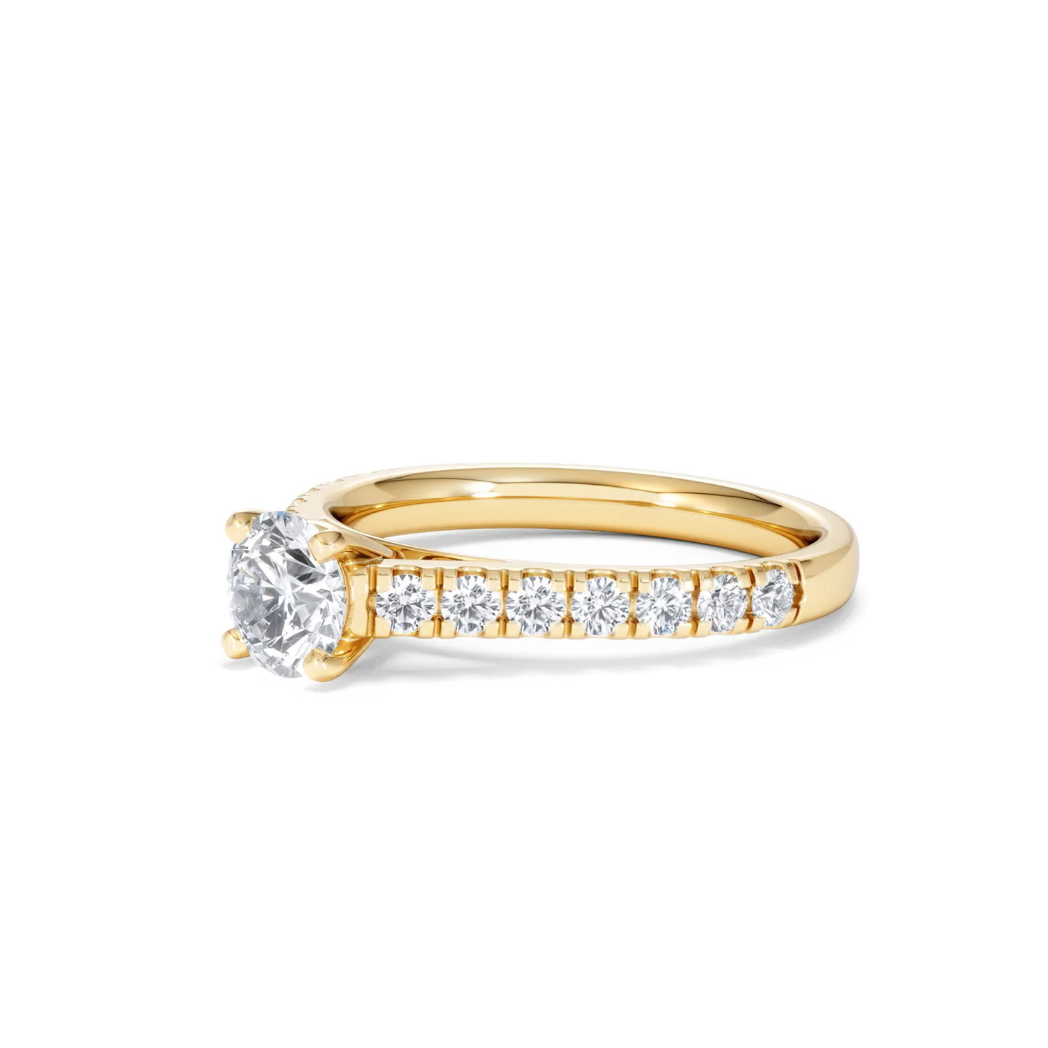 Natalia GIA Diamond Engagement Side Stone Ring 18K Gold 1.15CT G/SI2 - Image 78