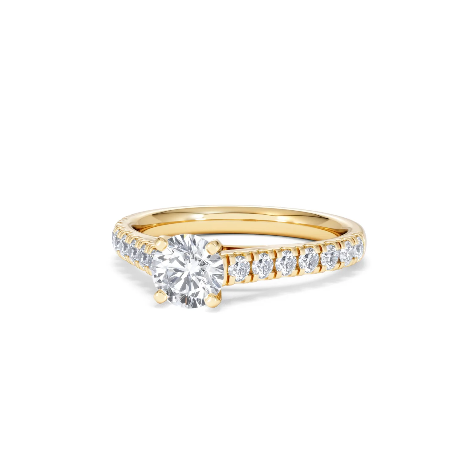 Natalia GIA Diamond Engagement Side Stone Ring 18K Gold 1.15CT G/SI2 - Image 84