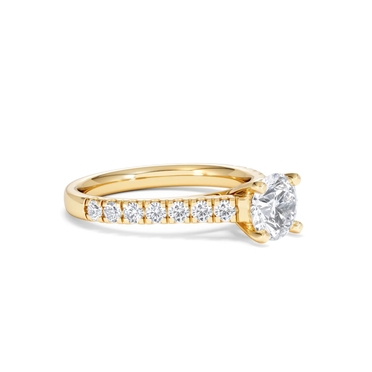 Natalia GIA Diamond Engagement Side Stone Ring 18K Gold 1.40CT G/SI2 - Image 18