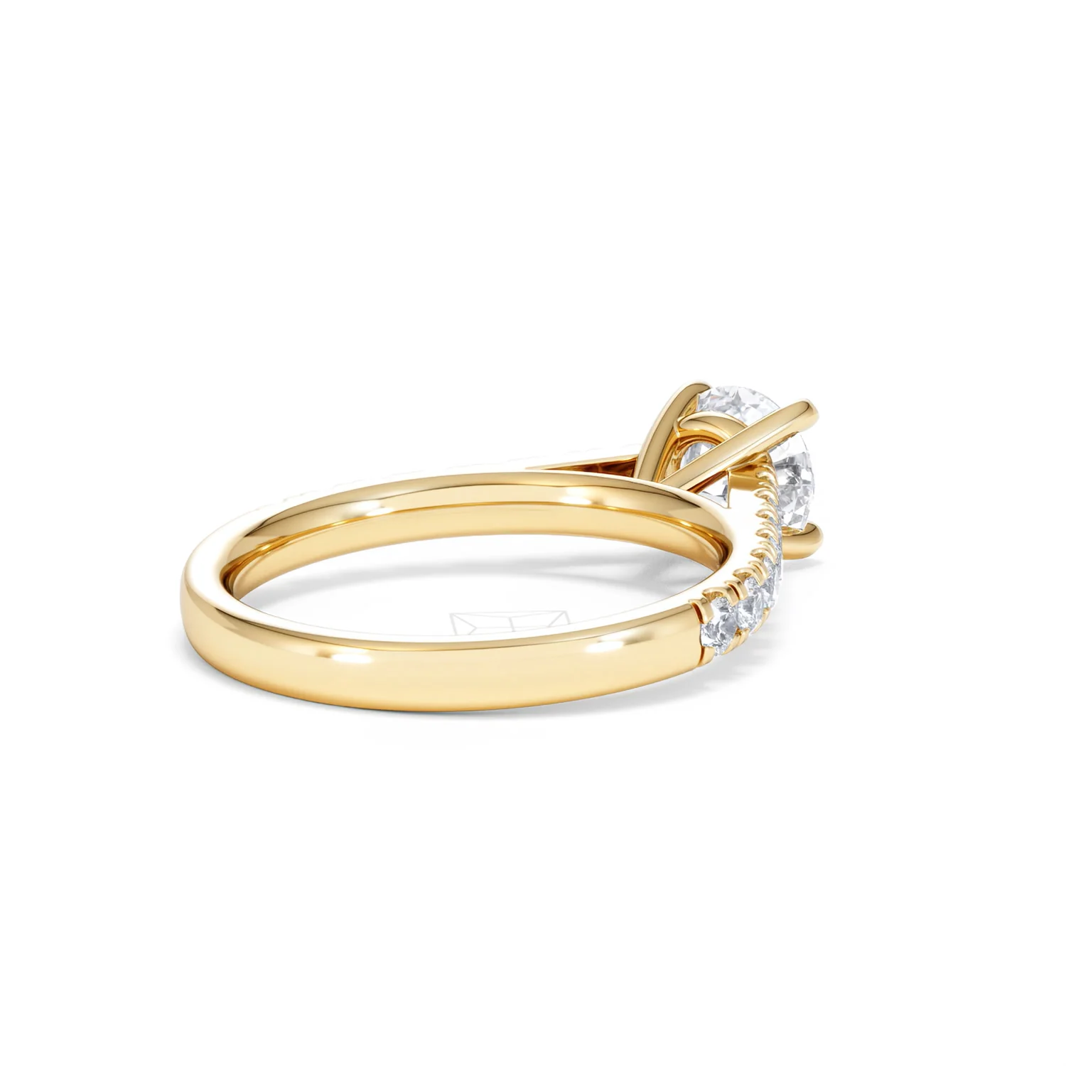 Natalia GIA Diamond Engagement Side Stone Ring 18K Gold 1.40CT G/SI2 - Image 39