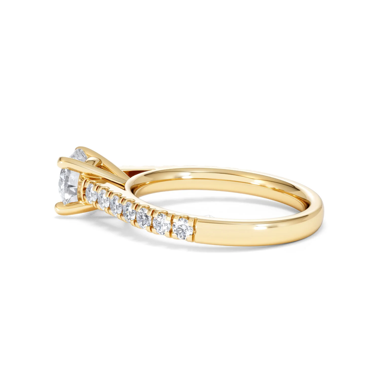 Natalia GIA Diamond Engagement Side Stone Ring 18K Gold 1.40CT G/SI2 - Image 64