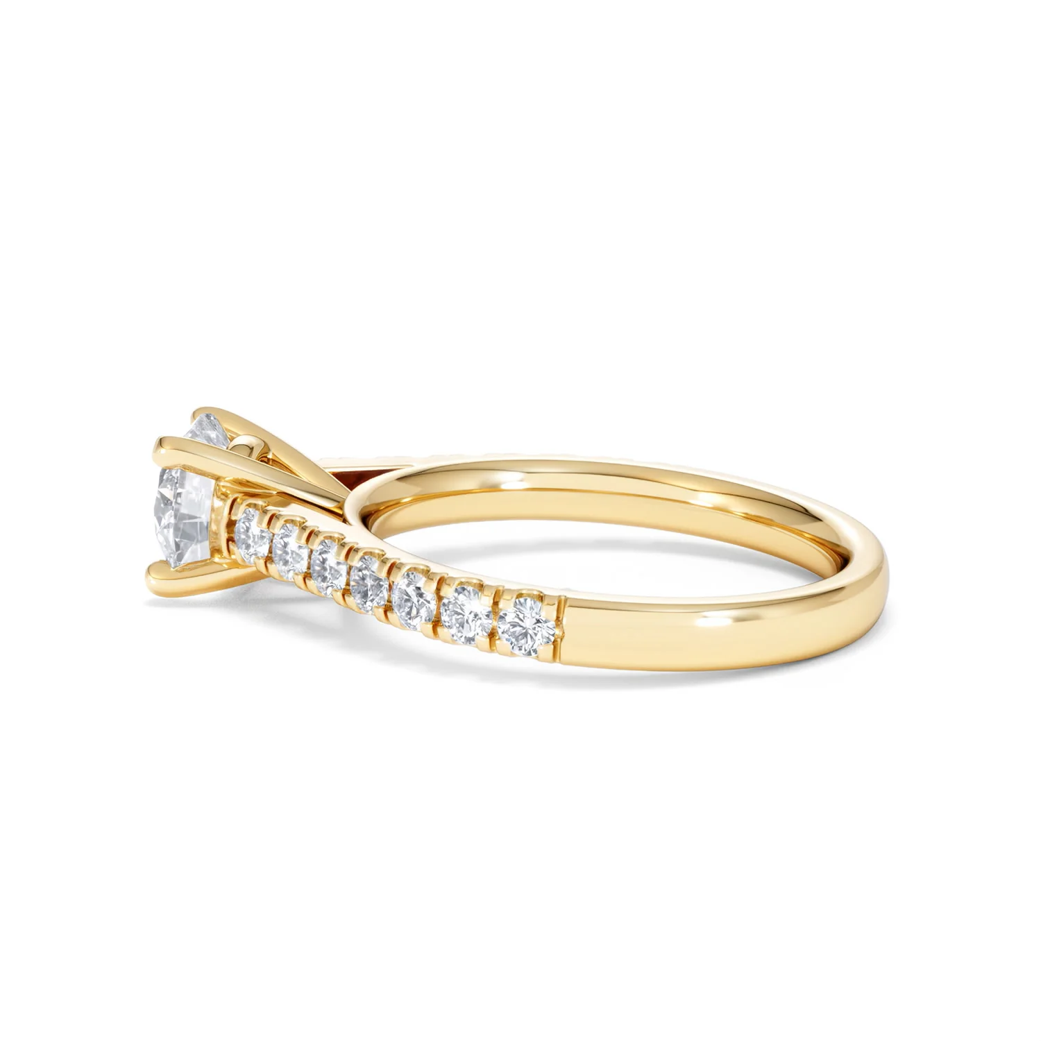 Natalia GIA Diamond Engagement Side Stone Ring 18K Gold 1.40CT G/SI2 - Image 65