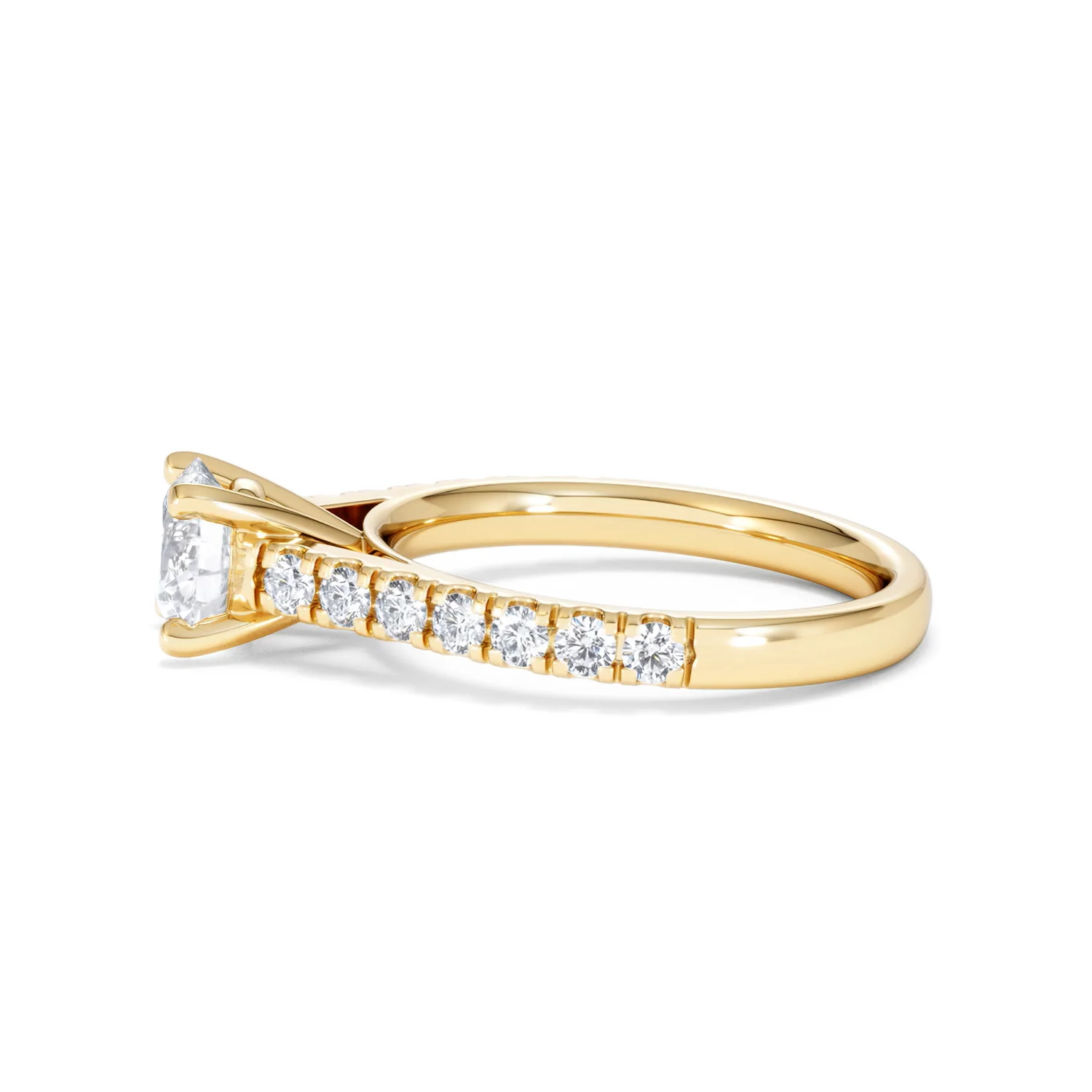 Natalia GIA Diamond Engagement Side Stone Ring 18K Gold 1.40CT G/SI2 - Image 69