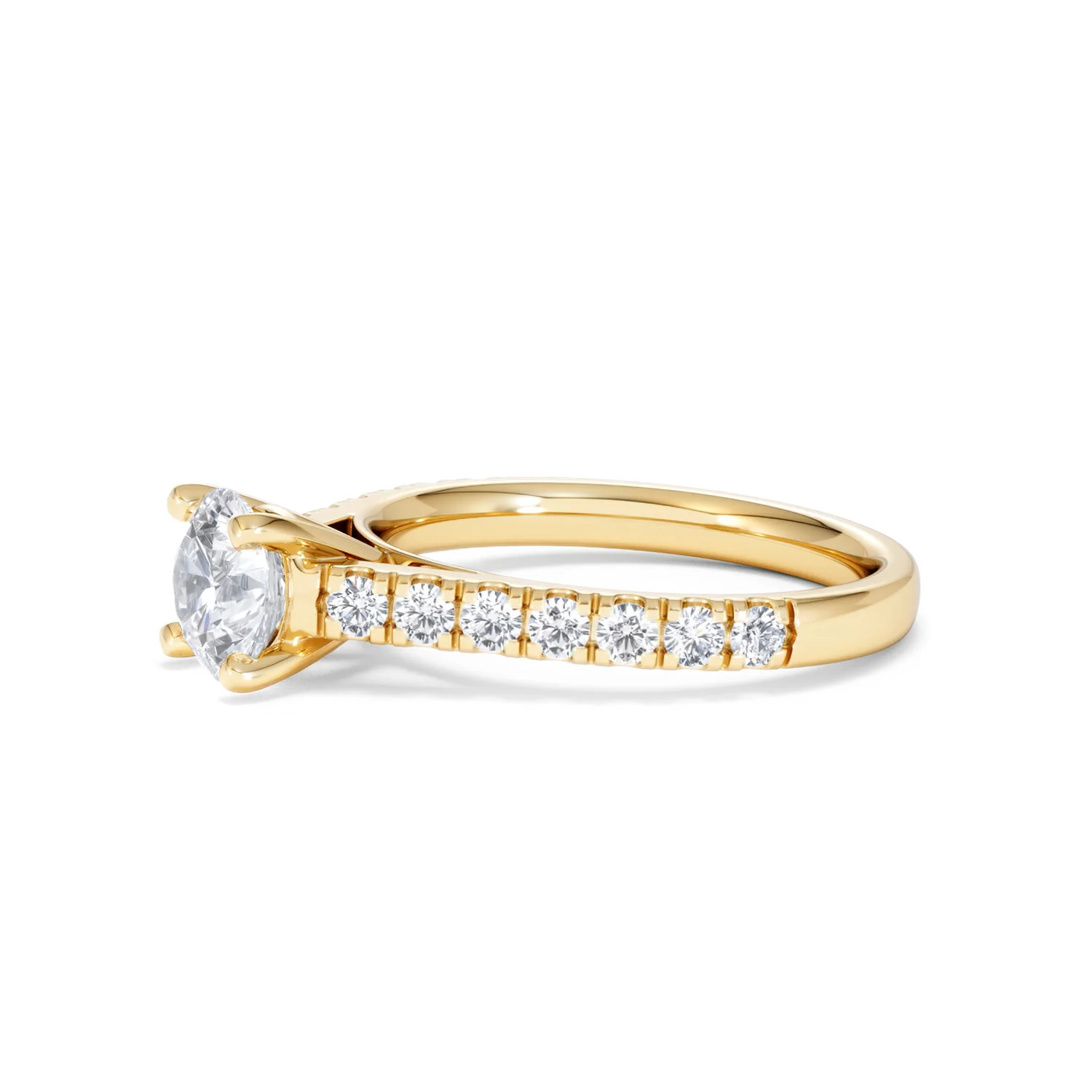 Natalia GIA Diamond Engagement Side Stone Ring 18K Gold 1.40CT G/SI2 - Image 74