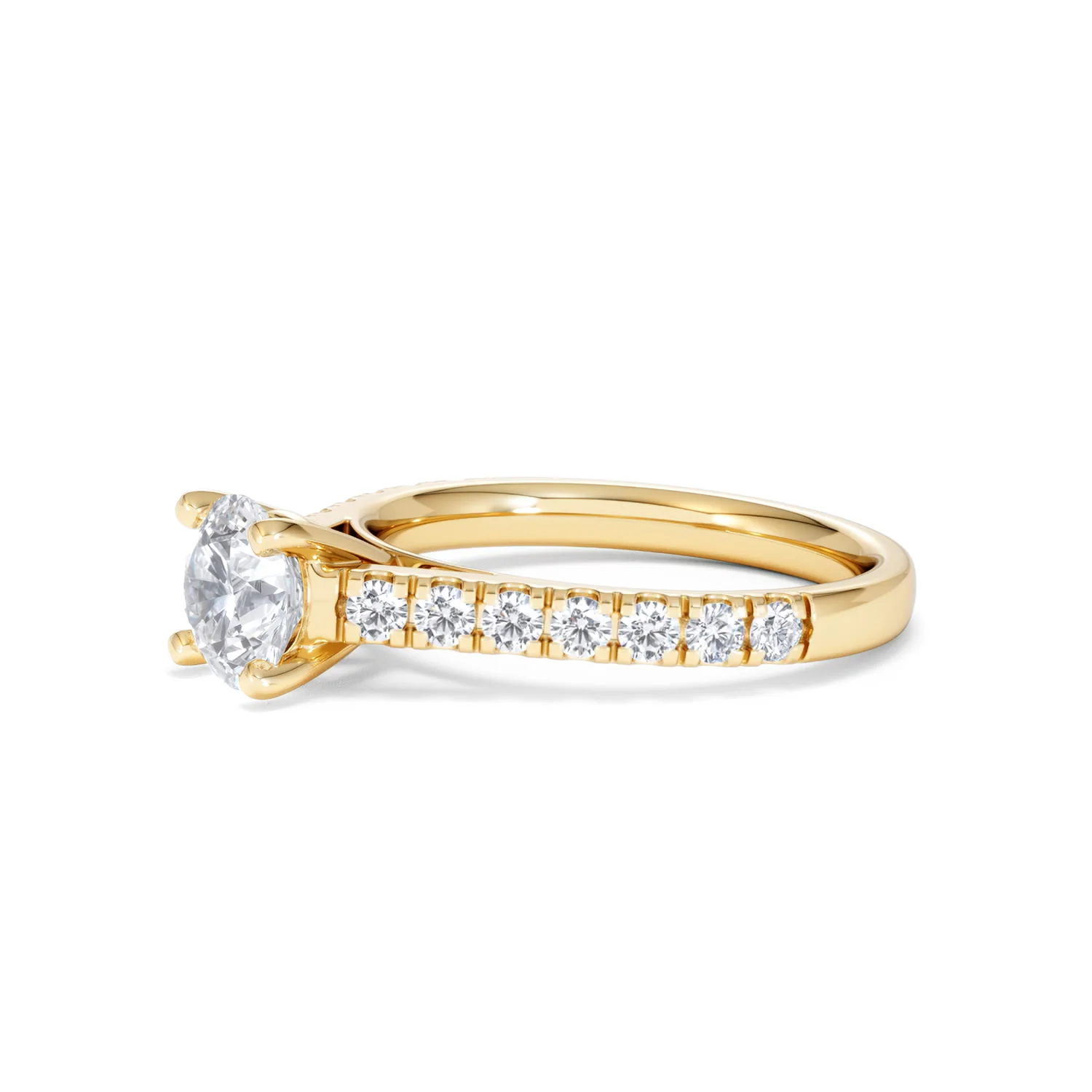 Natalia GIA Diamond Engagement Side Stone Ring 18K Gold 1.40CT G/SI2 - Image 75