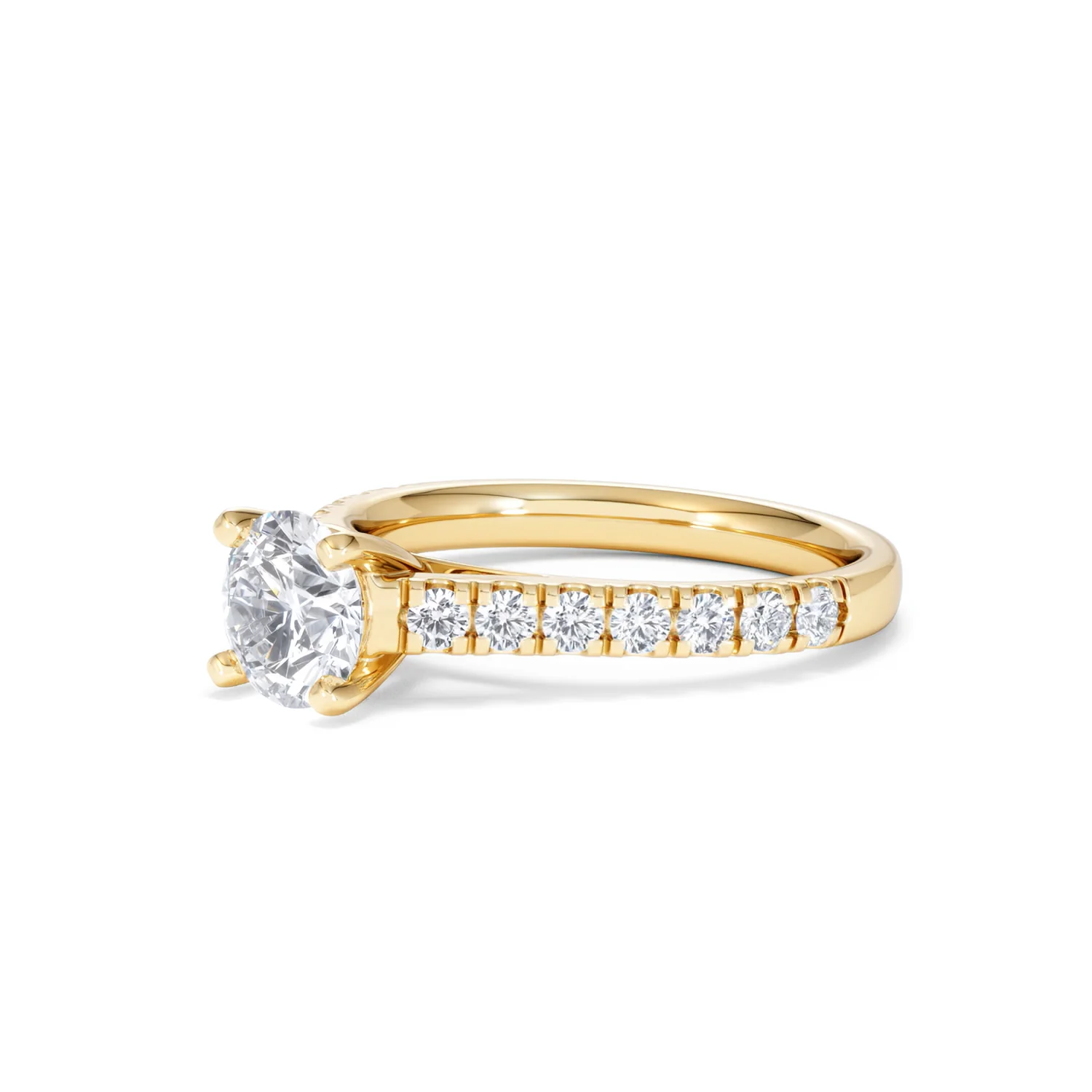 Natalia GIA Diamond Engagement Side Stone Ring 18K Gold 1.40CT G/SI2 - Image 78