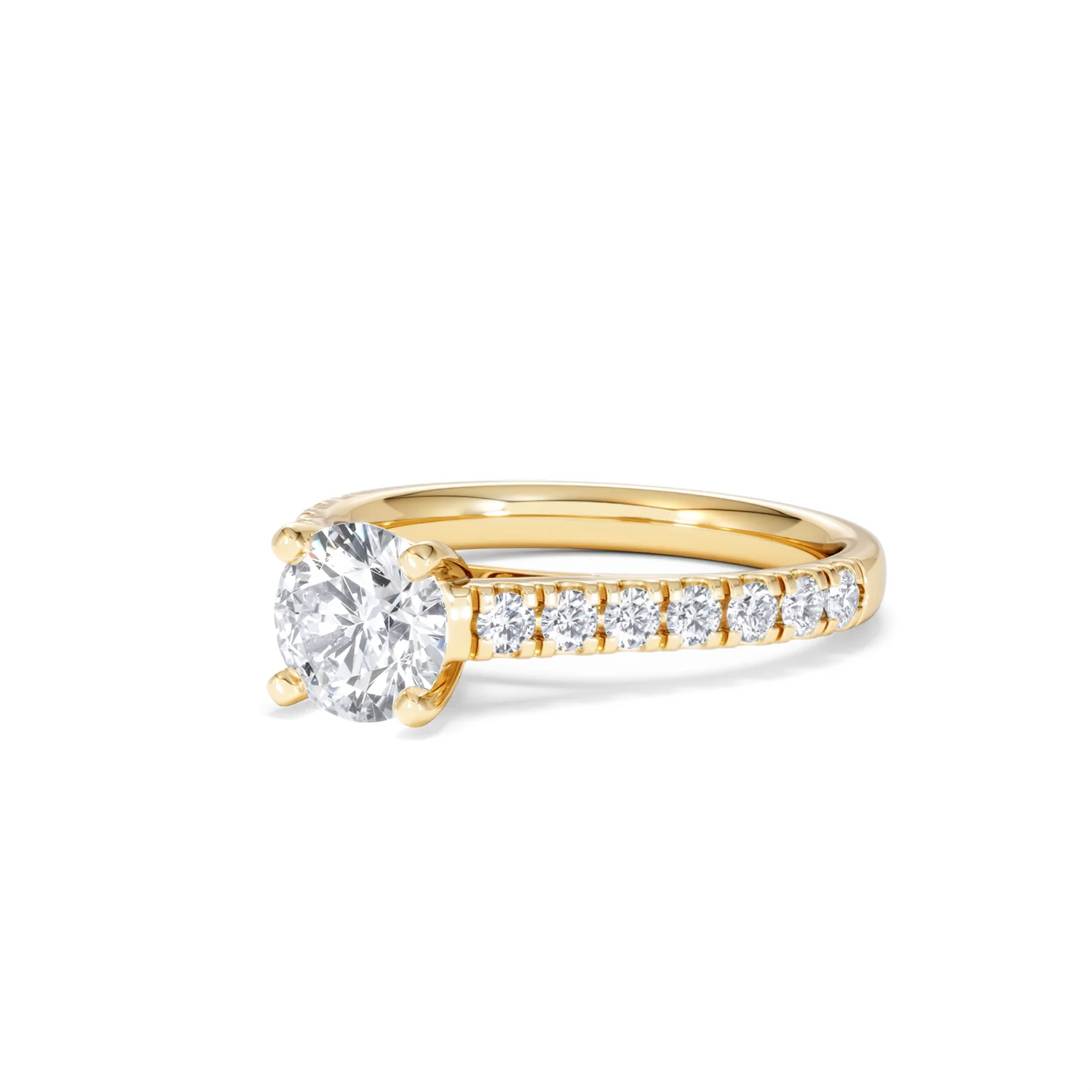 Natalia GIA Diamond Engagement Side Stone Ring 18K Gold 1.40CT G/SI2 - Image 81