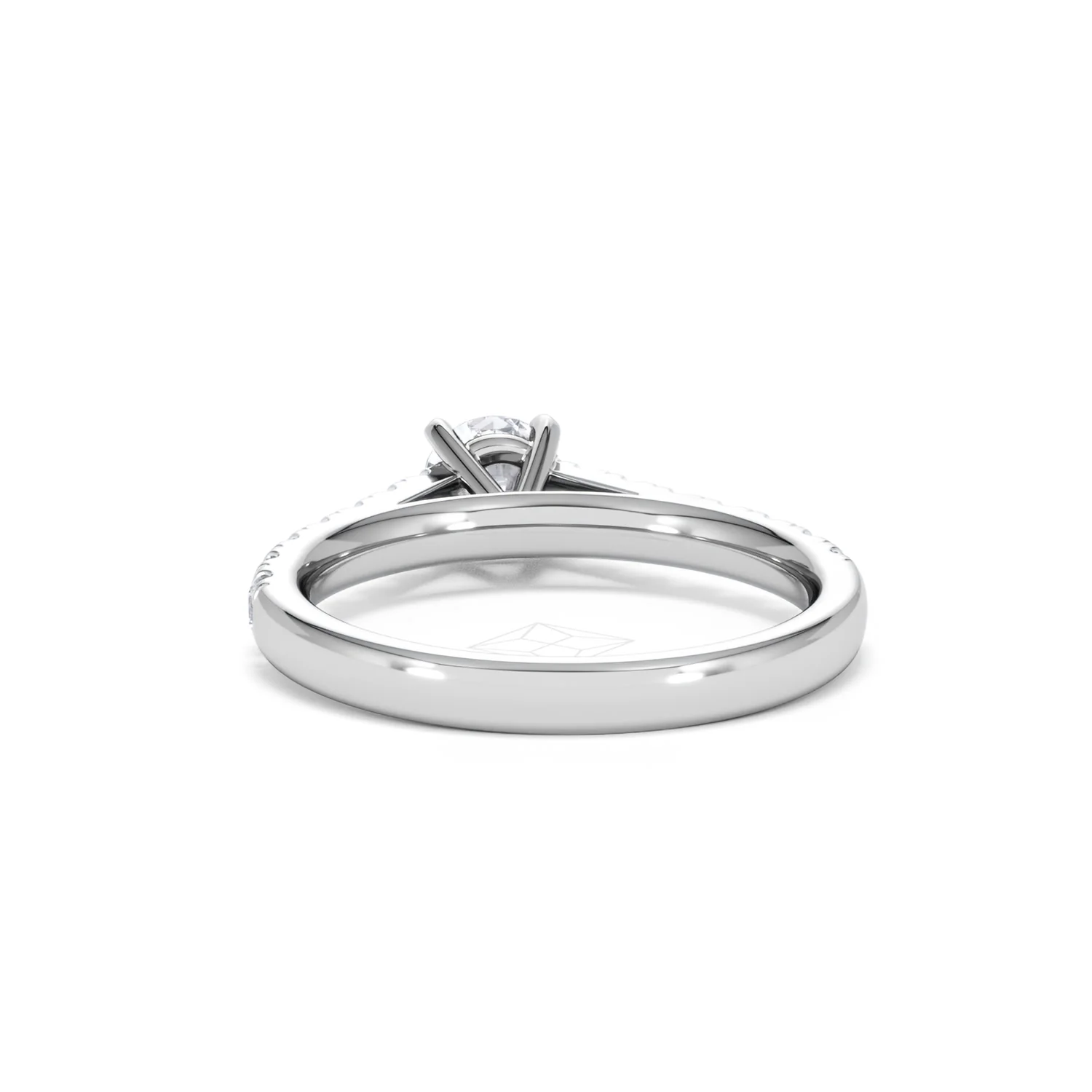 Natalia Diamond Engagement Side Stone Ring 18KW Gold 0.91CT G/VS2 - Image 50