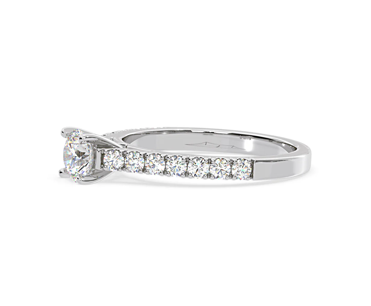 Natalia GIA Diamond Engagement Side Stone Ring 18KW Gold 1.15CT G/SI2 - Image 102