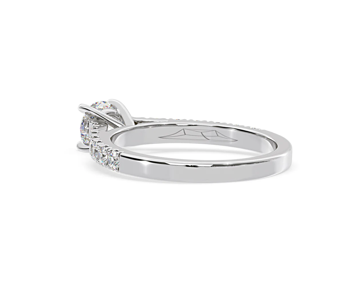 Natalia GIA Diamond Engagement Side Stone Ring 18KW Gold 1.15CT G/SI2 - Image 118