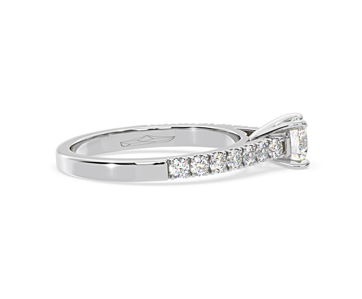 Natalia GIA Diamond Engagement Side Stone Ring 18KW Gold 1.15CT G/SI2 - Image 146