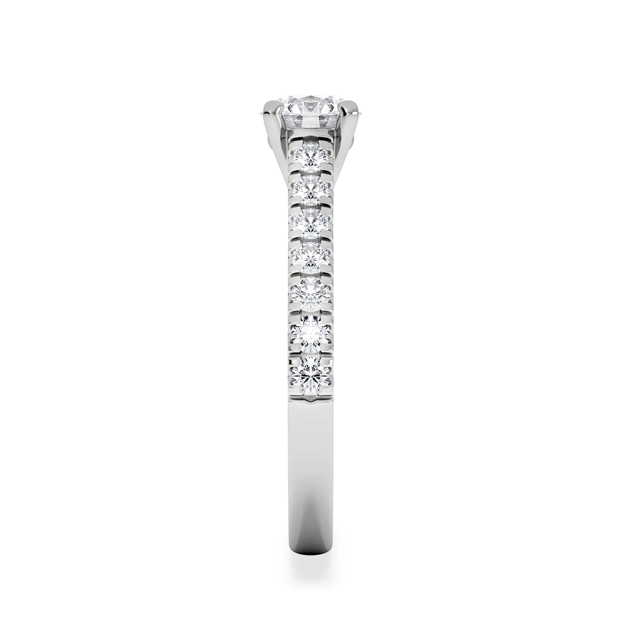 Natalia GIA Diamond Engagement Side Stone Ring 18KW Gold 1.15CT G/SI2 - Image 5