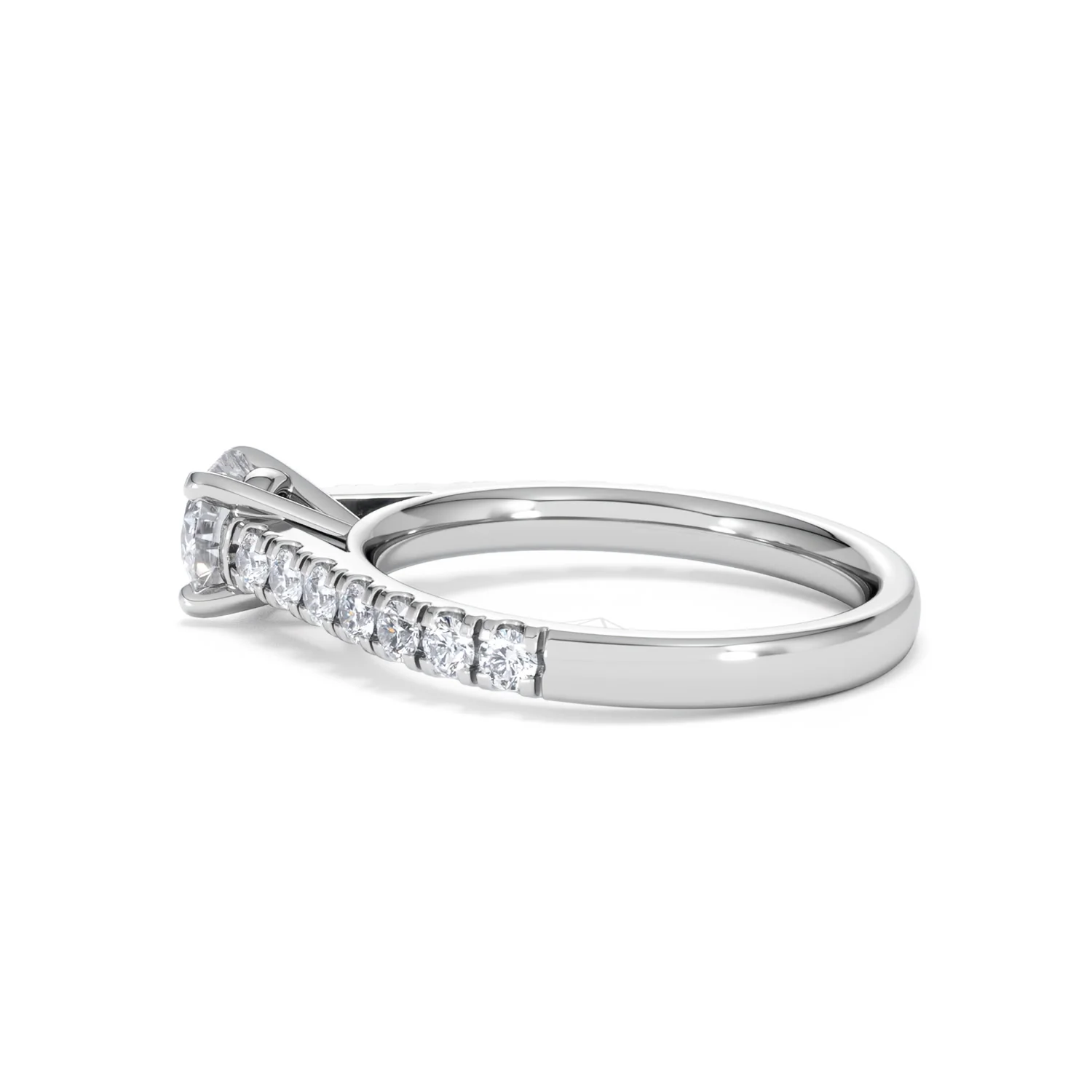 Natalia GIA Diamond Engagement Side Stone Ring 18KW Gold 1.15CT G/SI2 - Image 64