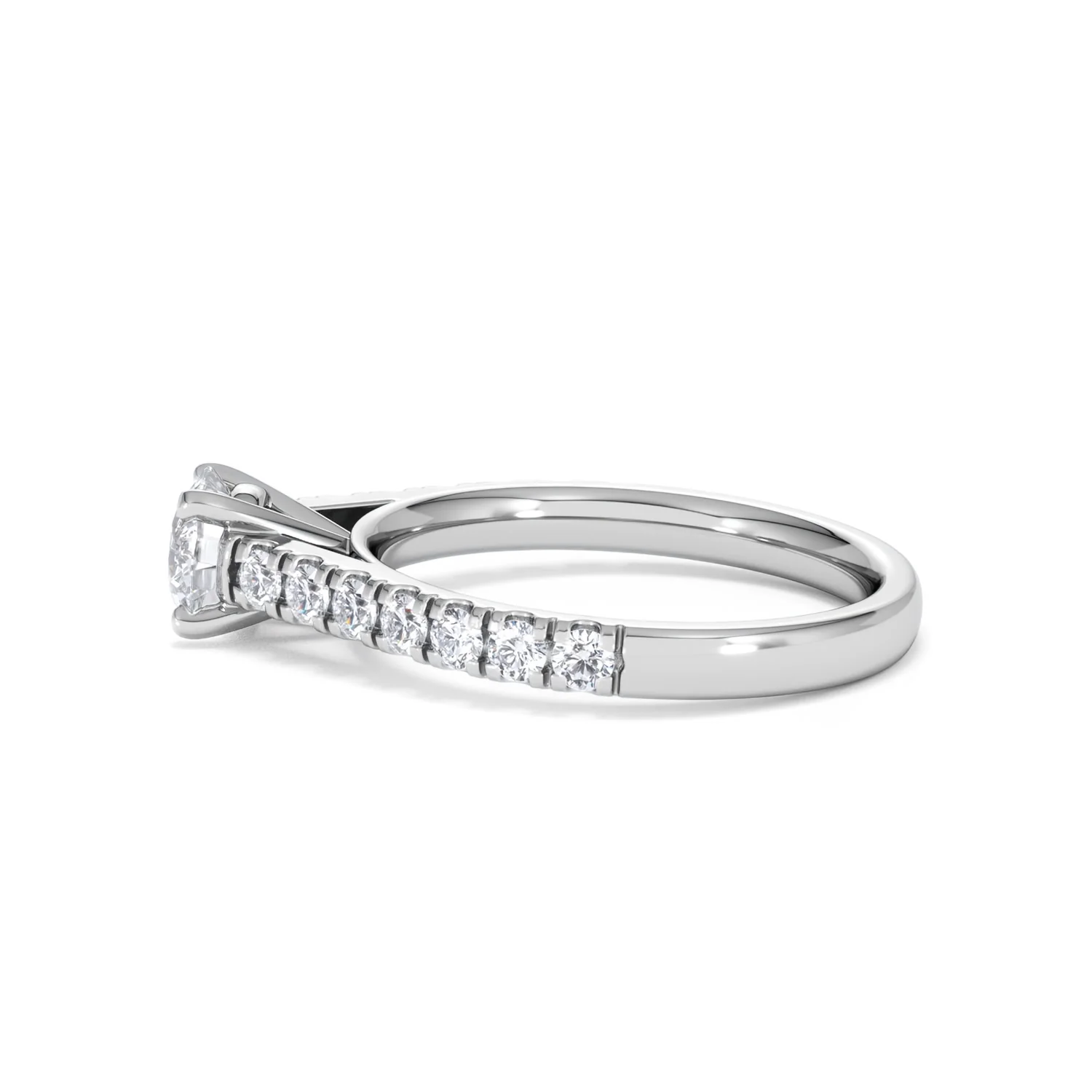Natalia GIA Diamond Engagement Side Stone Ring 18KW Gold 1.15CT G/SI2 - Image 67