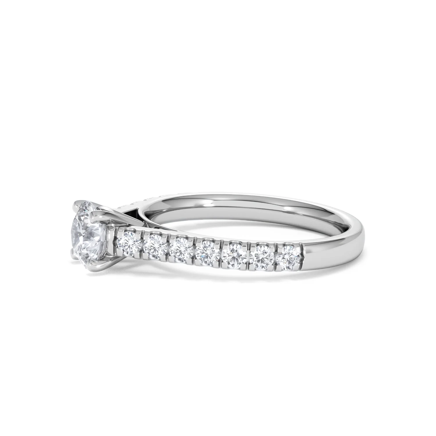 Natalia GIA Diamond Engagement Side Stone Ring 18KW Gold 1.15CT G/SI2 - Image 73