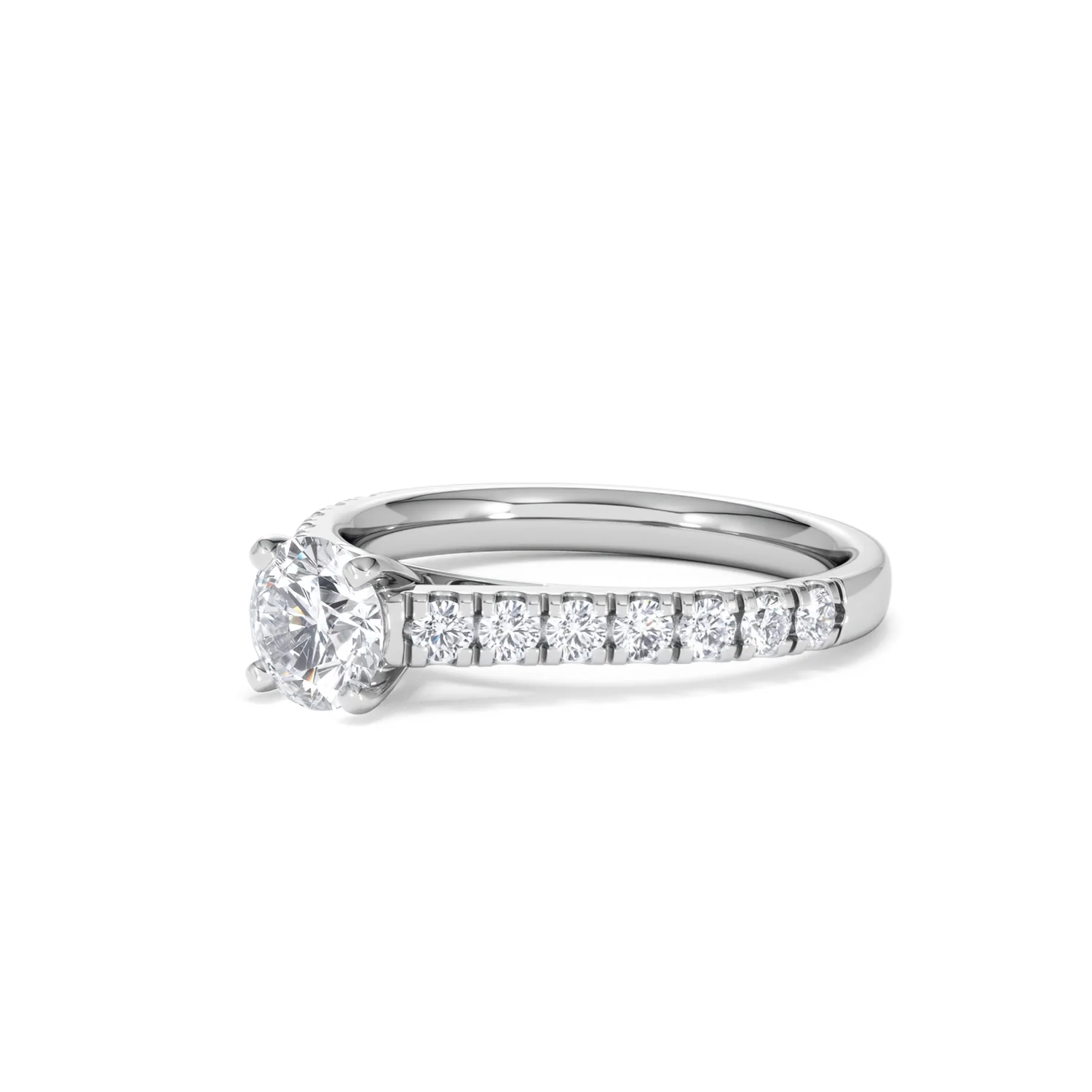 Natalia GIA Diamond Engagement Side Stone Ring 18KW Gold 1.15CT G/SI2 - Image 79
