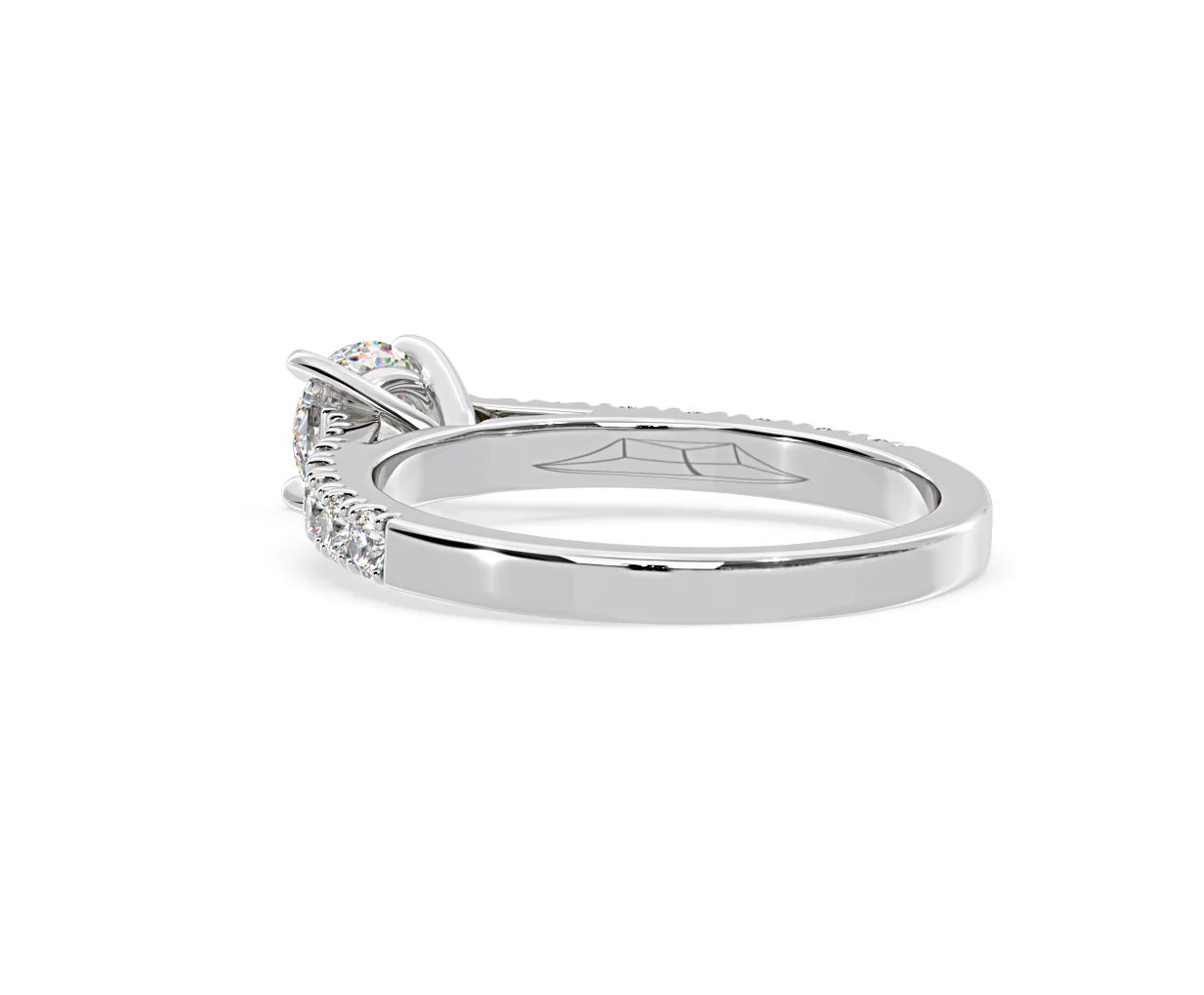 Natalia Diamond Engagement Side Stone Ring Platinum 0.91CT G/SI2 - Image 119