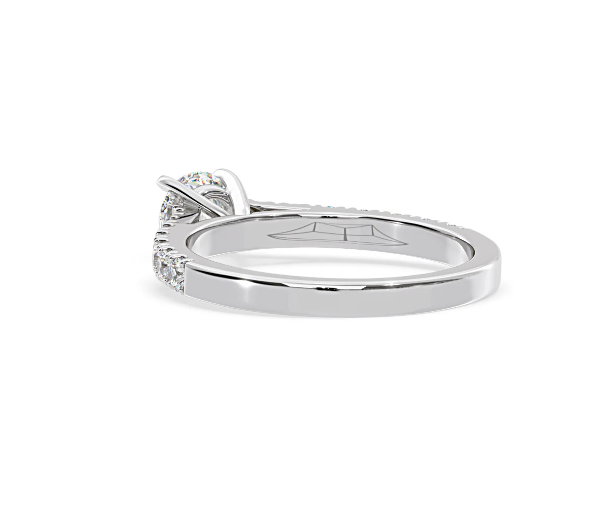Natalia Diamond Engagement Side Stone Ring Platinum 0.91CT G/SI2 - Image 120