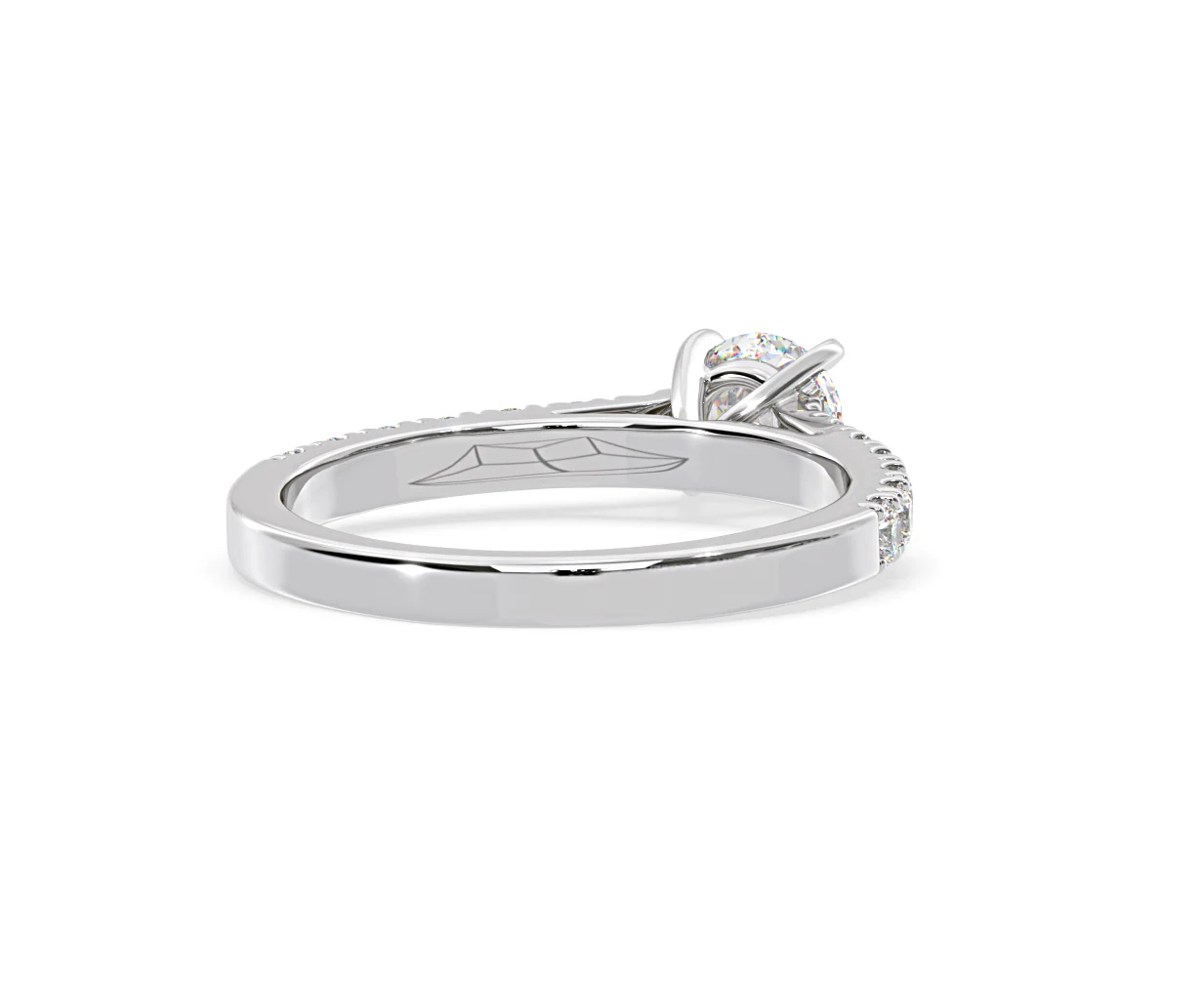 Natalia Diamond Engagement Side Stone Ring Platinum 0.91CT G/SI2 - Image 133