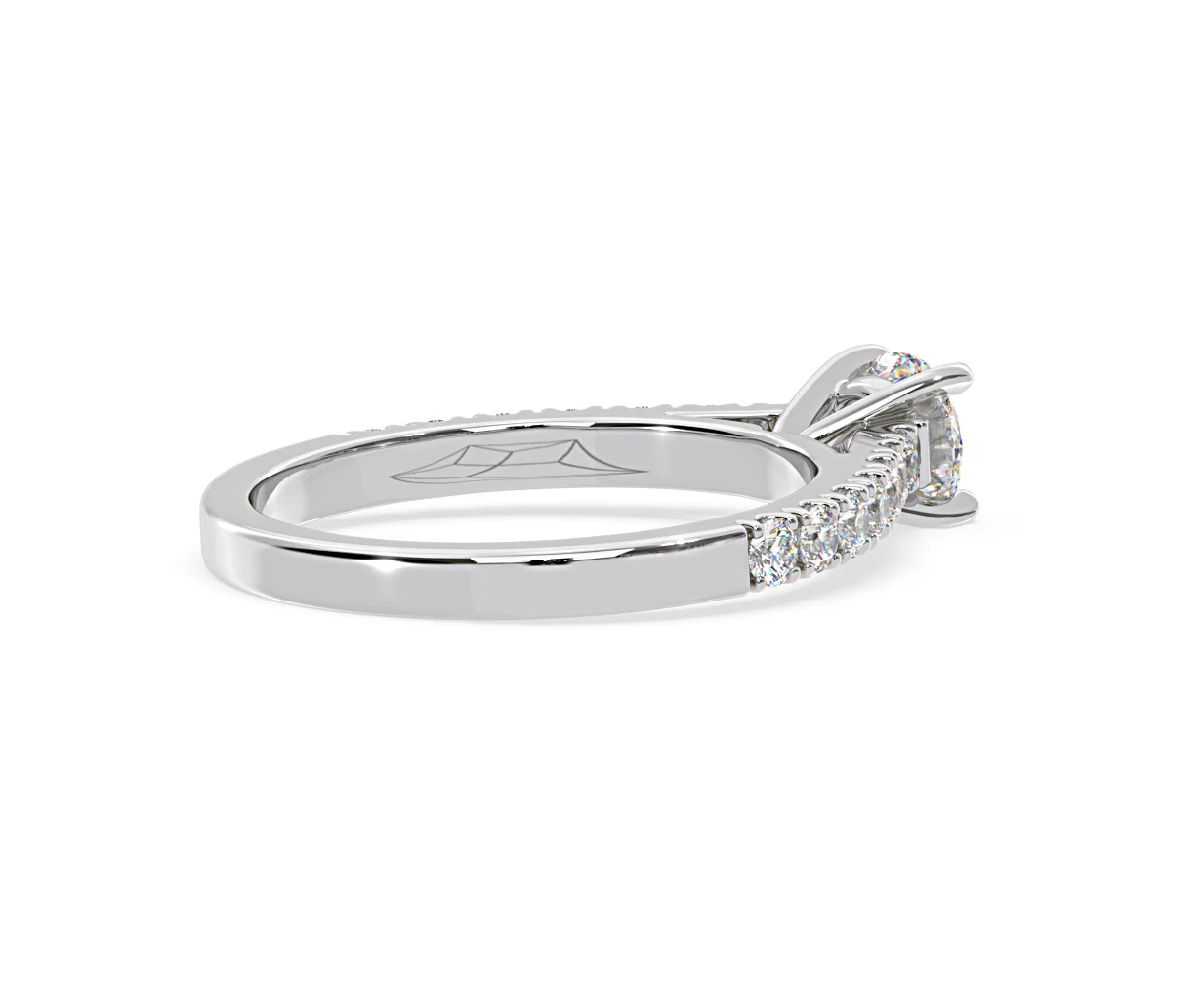 Natalia Diamond Engagement Side Stone Ring Platinum 0.91CT G/SI2 - Image 139