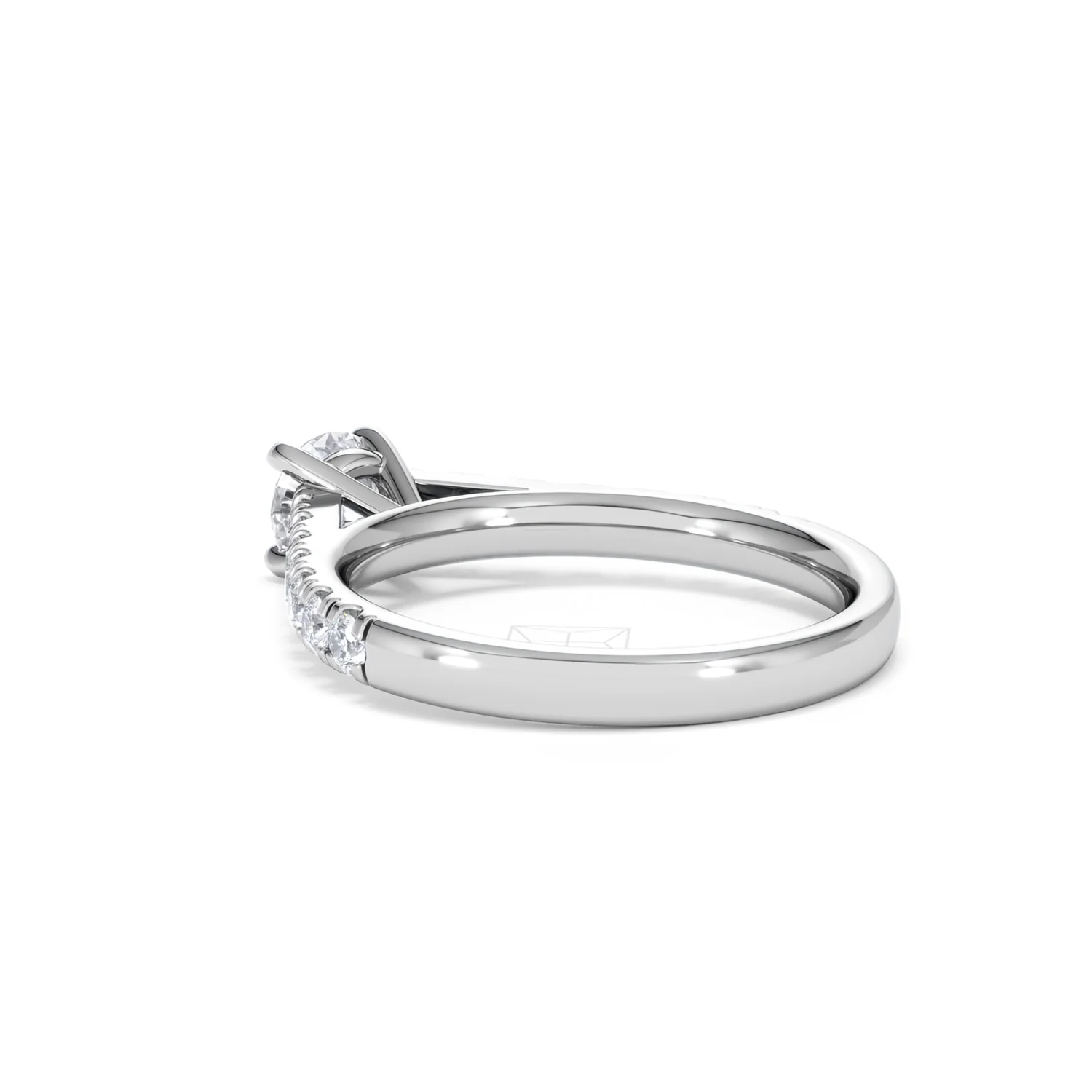 Natalia Diamond Engagement Side Stone Ring Platinum 0.91CT G/SI2 - Image 57