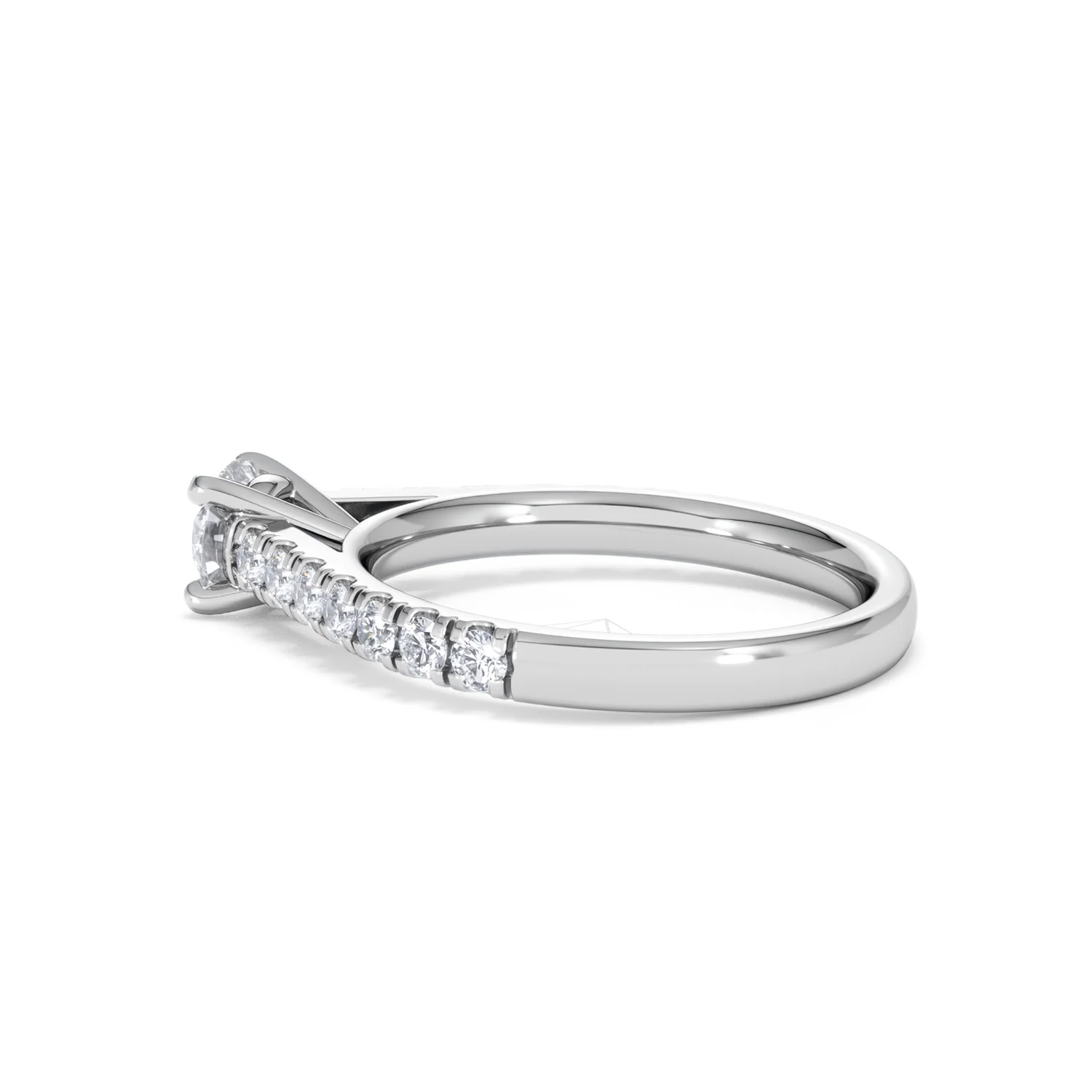 Natalia Diamond Engagement Side Stone Ring Platinum 0.91CT G/SI2 - Image 63