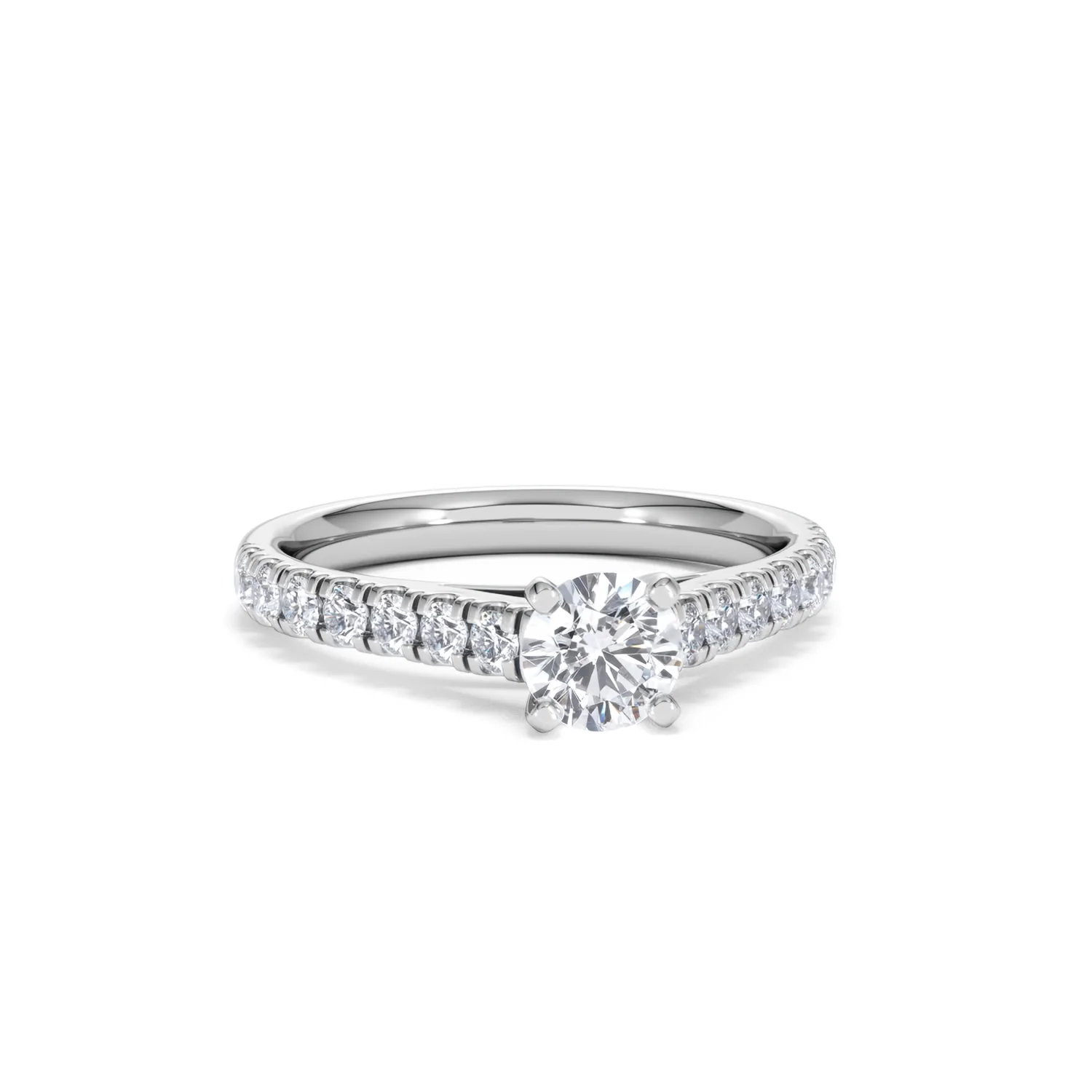 Natalia Diamond Engagement Side Stone Ring Platinum 0.91CT G/VS2 - Image 10