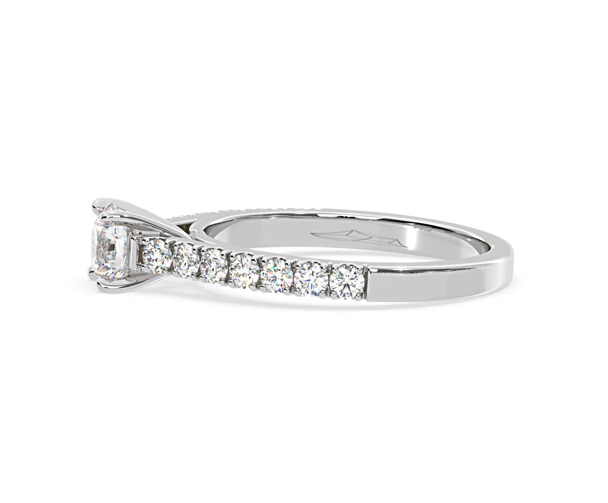 Natalia Diamond Engagement Side Stone Ring Platinum 0.91CT G/VS2 - Image 106