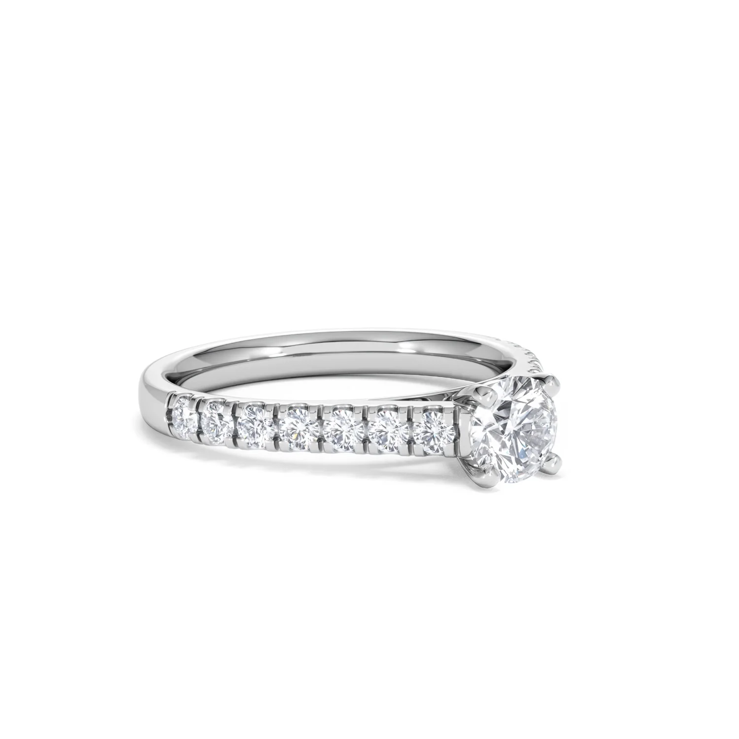 Natalia Diamond Engagement Side Stone Ring Platinum 0.91CT G/VS2 - Image 16