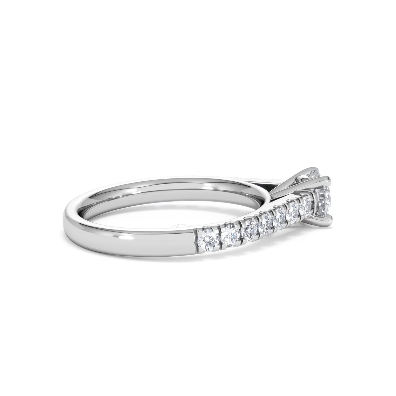 Natalia Diamond Engagement Side Stone Ring Platinum 0.91CT G/VS2 - Image 31