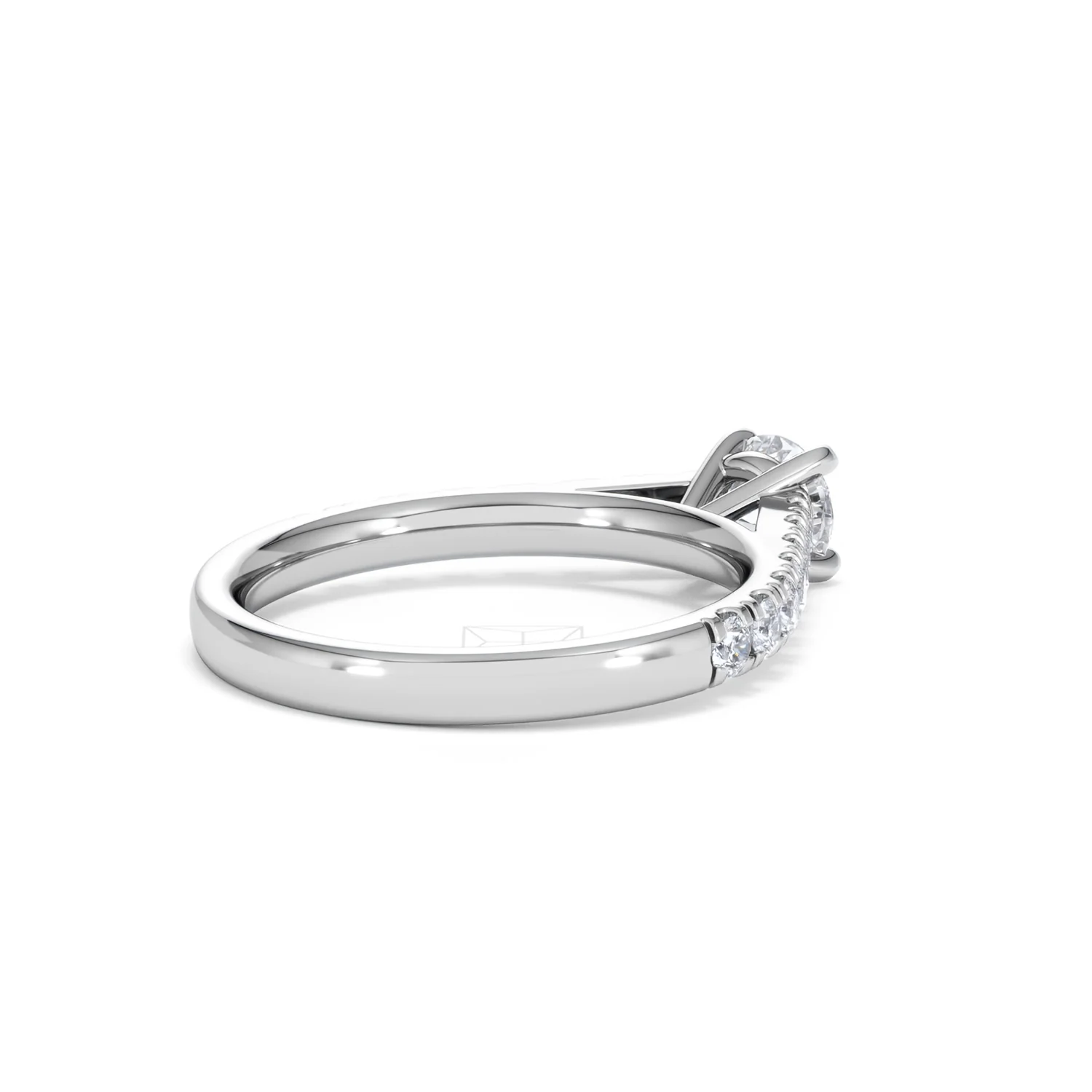 Natalia Diamond Engagement Side Stone Ring Platinum 0.91CT G/VS2 - Image 38
