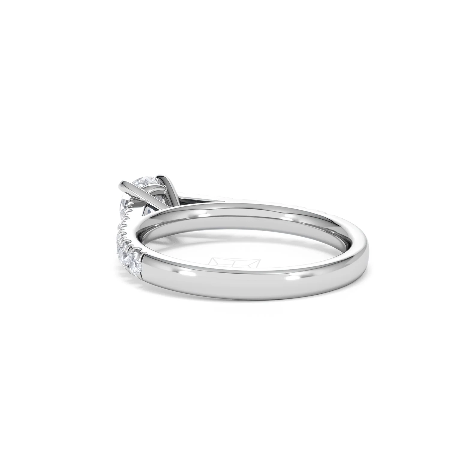 Natalia Diamond Engagement Side Stone Ring Platinum 0.91CT G/VS2 - Image 56