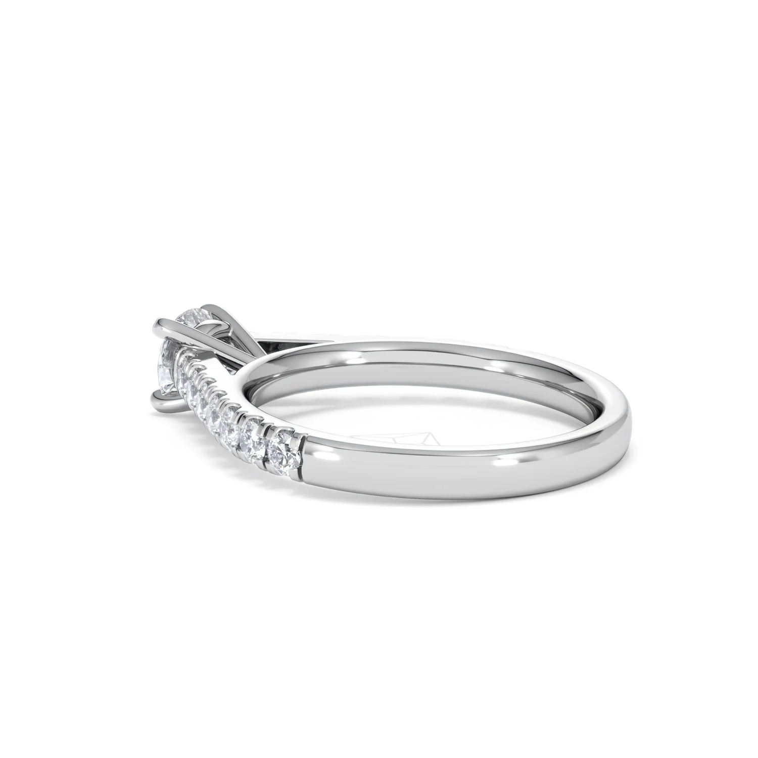 Natalia Diamond Engagement Side Stone Ring Platinum 0.91CT G/VS2 - Image 60