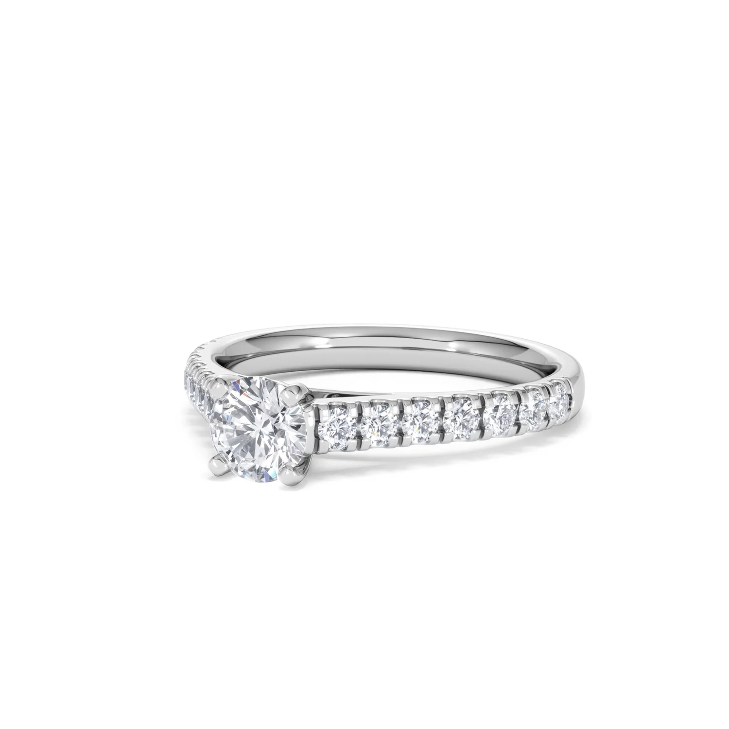 Natalia Diamond Engagement Side Stone Ring Platinum 0.91CT G/VS2 - Image 82