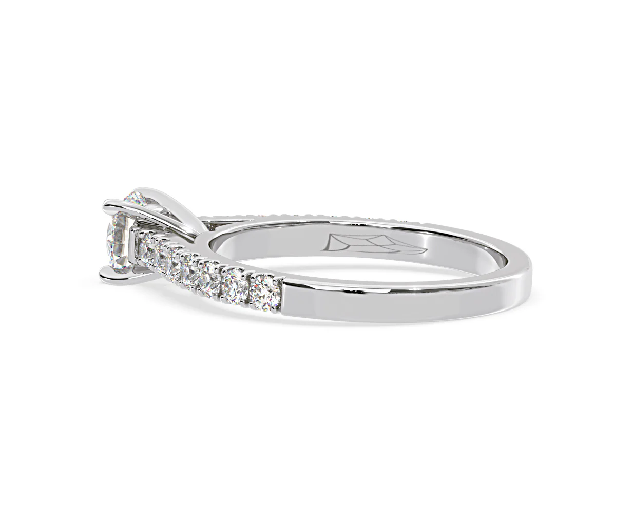 Natalia GIA Diamond Engagement Side Stone Ring Platinum 1.15CT G/SI2 - Image 113