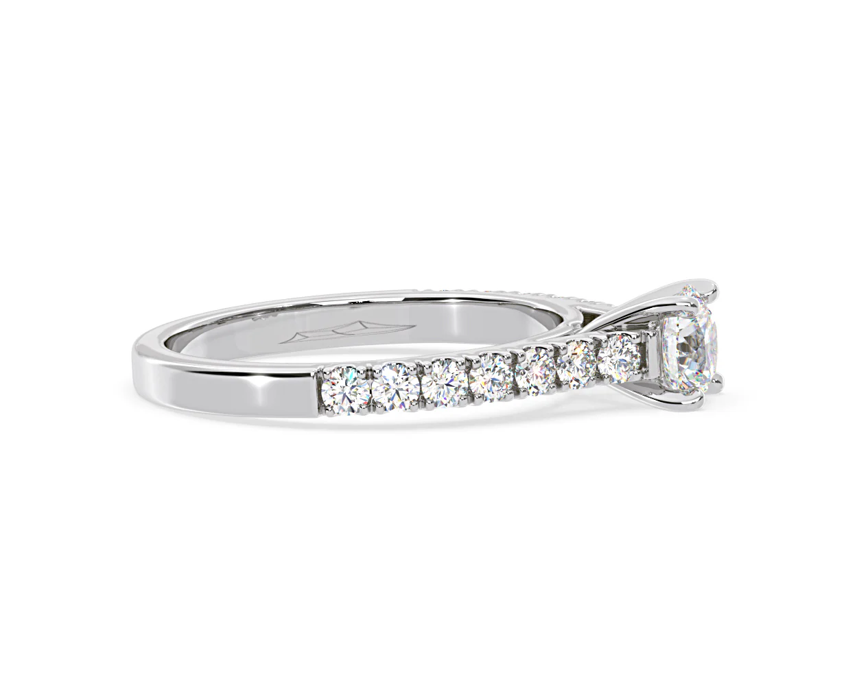 Natalia GIA Diamond Engagement Side Stone Ring Platinum 1.15CT G/SI2 - Image 150
