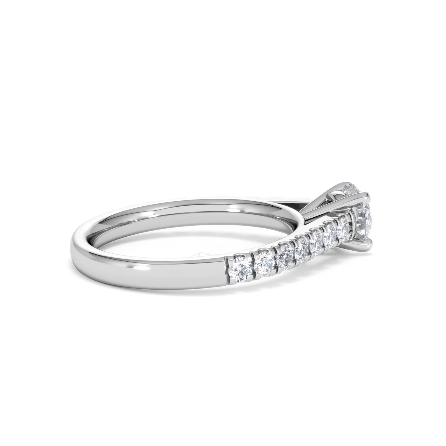 Natalia GIA Diamond Engagement Side Stone Ring Platinum 1.15CT G/SI2 - Image 32