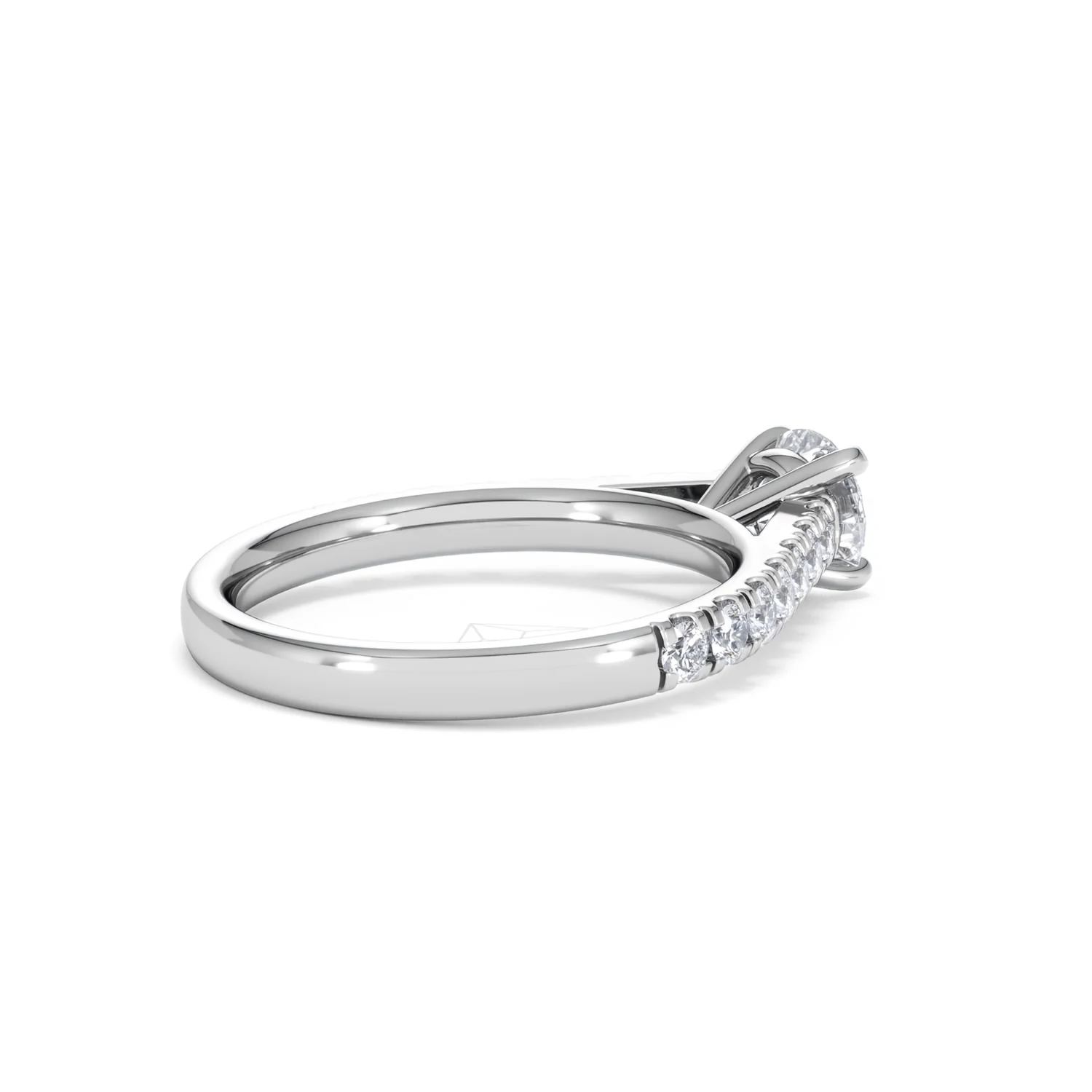 Natalia GIA Diamond Engagement Side Stone Ring Platinum 1.15CT G/SI2 - Image 36